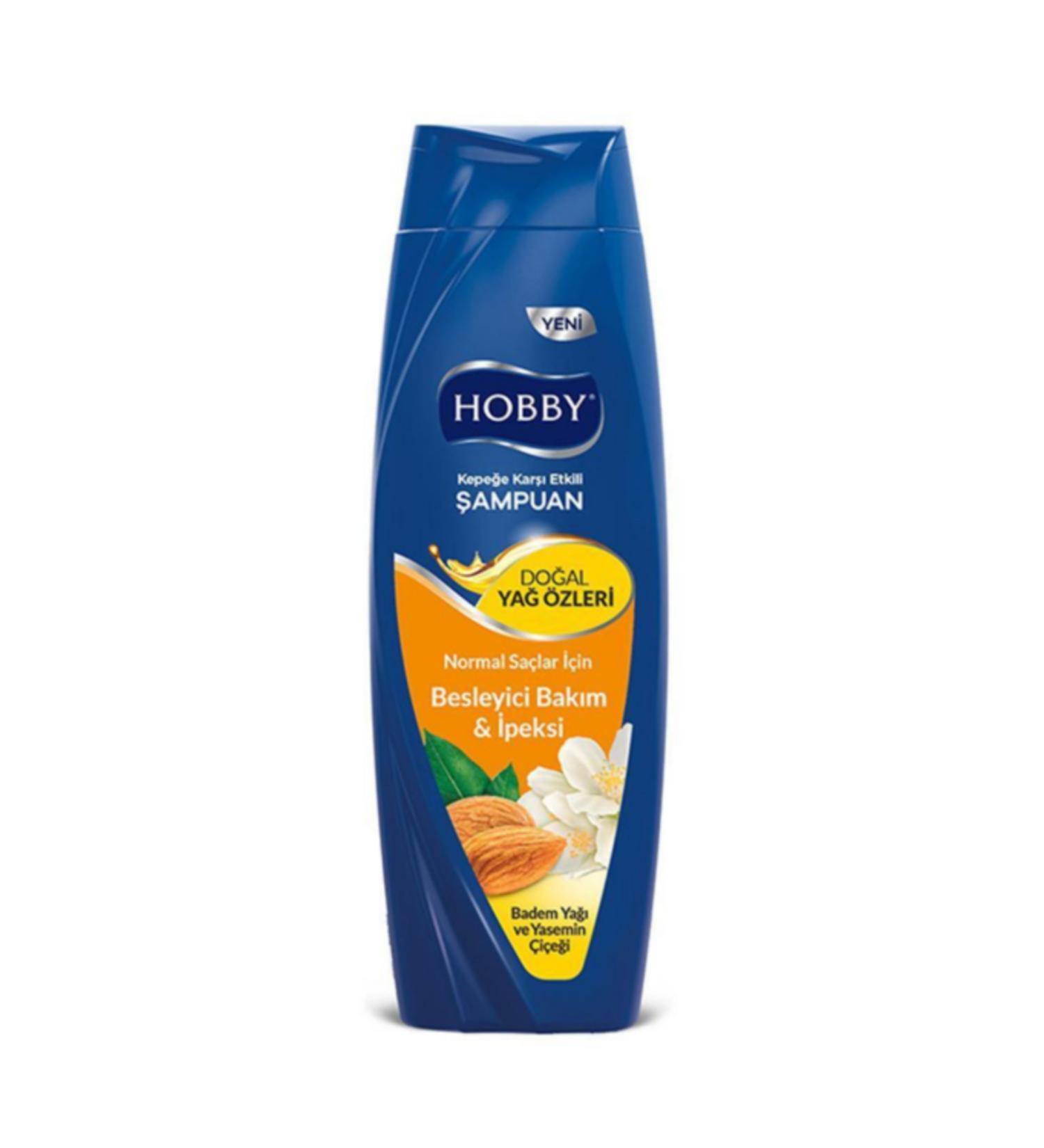 Hobby Anti-Dandruff Nourishing Care Silky Almond Oil and Jasmine Flower Shampoo 600 ml