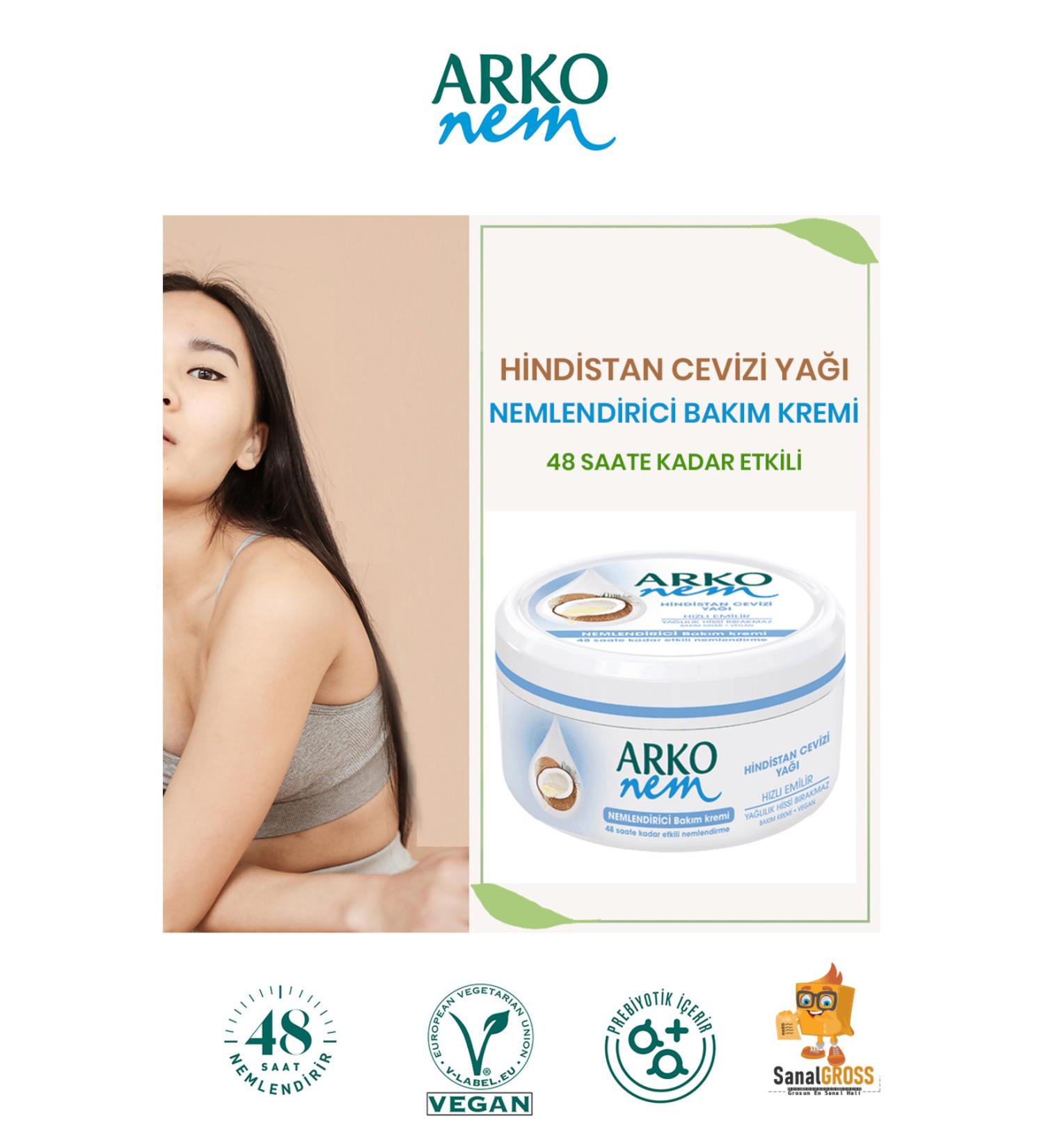Arko Moisture Cream Extra Moisture 250 ml X 2 Pieces