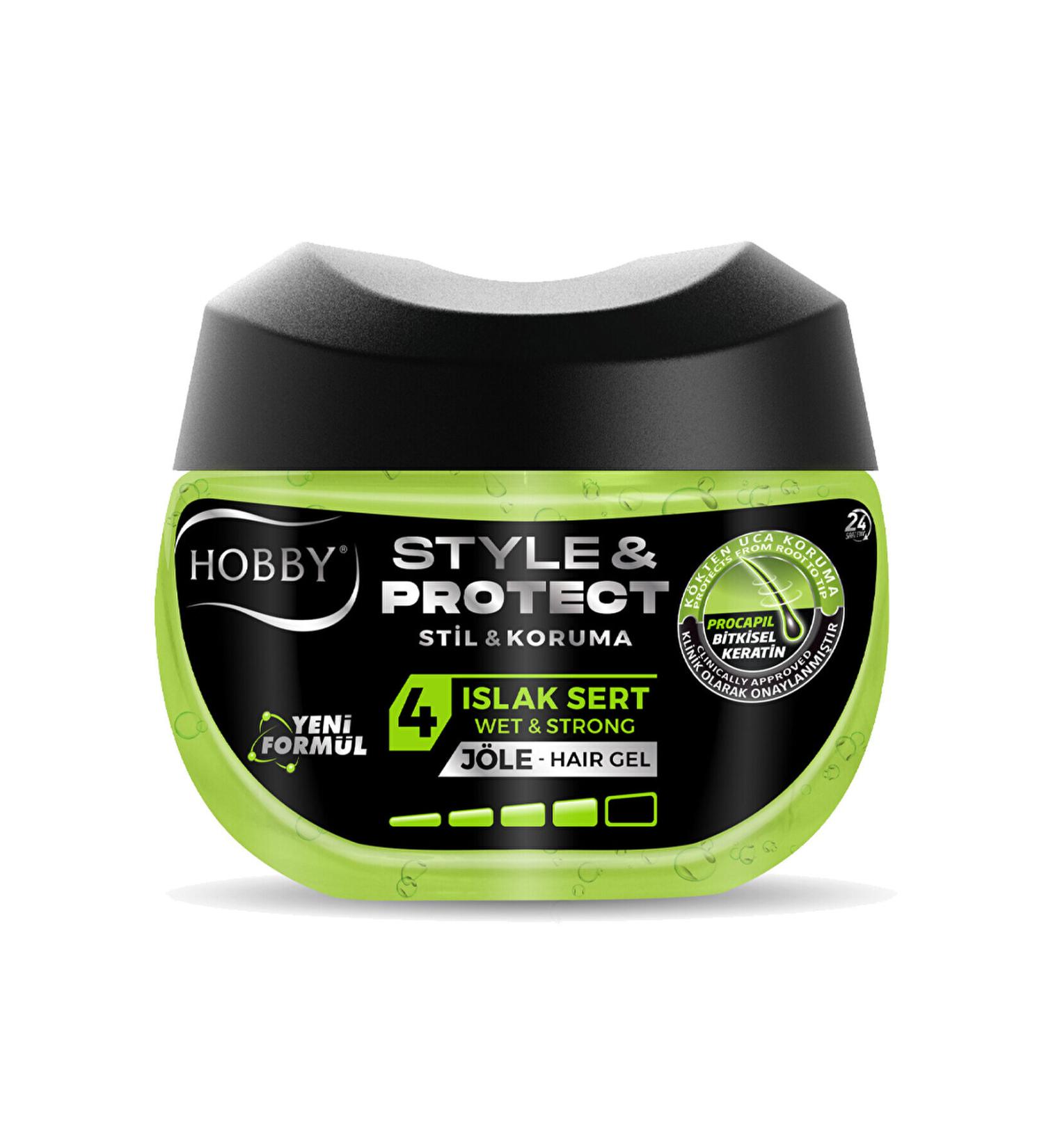 Hobby Style & Protect Wet Hard Jelly 400 ml-Effective Volume Naturals48