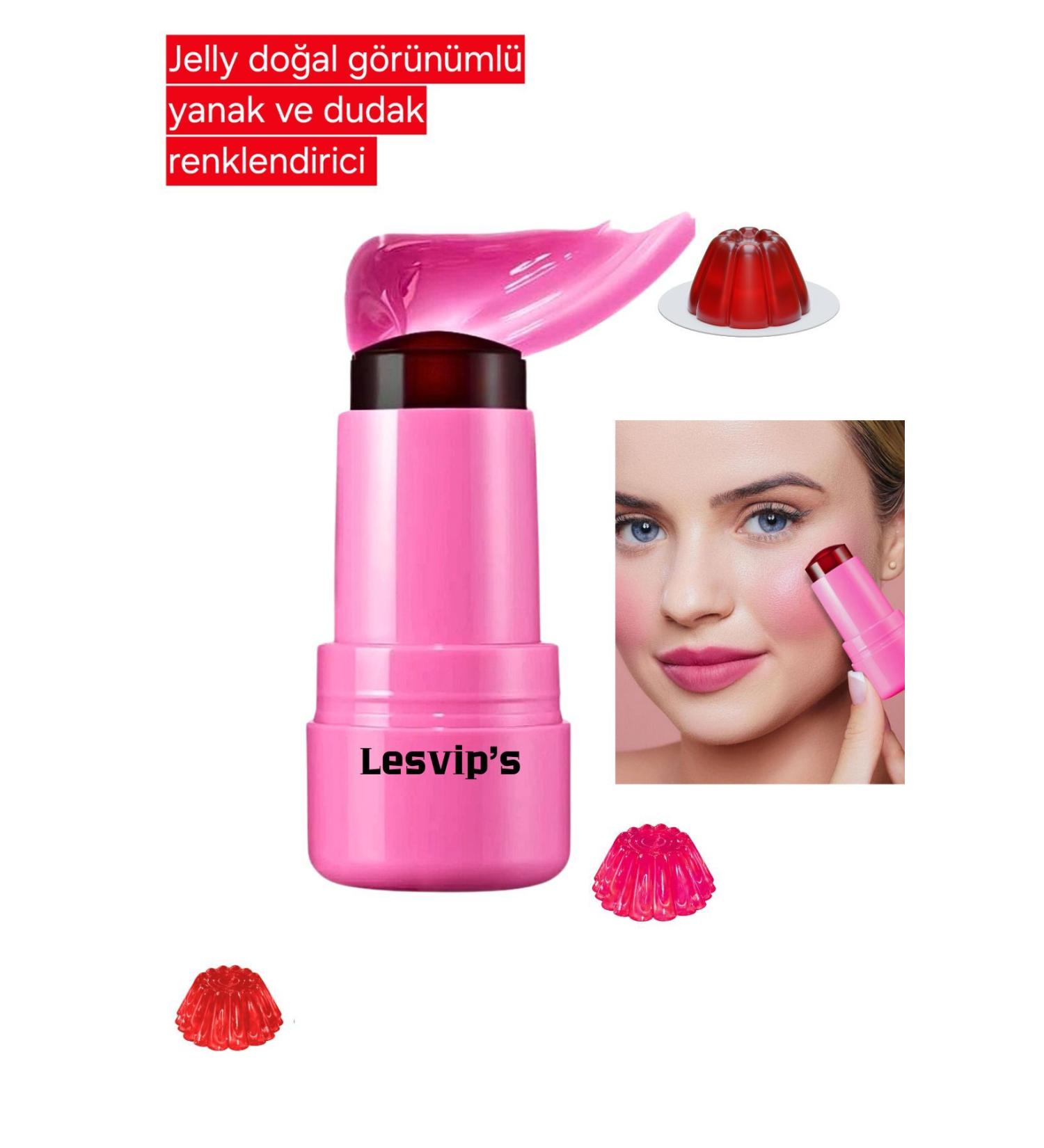 Lesvip's Gel Texture Natural Looking Cheek and Lip Color Gel Blush 03 - Buy Online on GoSupps.com