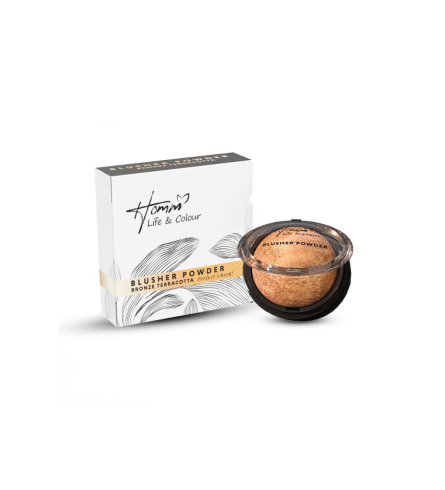 Homm Life & Color - Blusher Powder Bronze Terracotta 12 Gr Blush