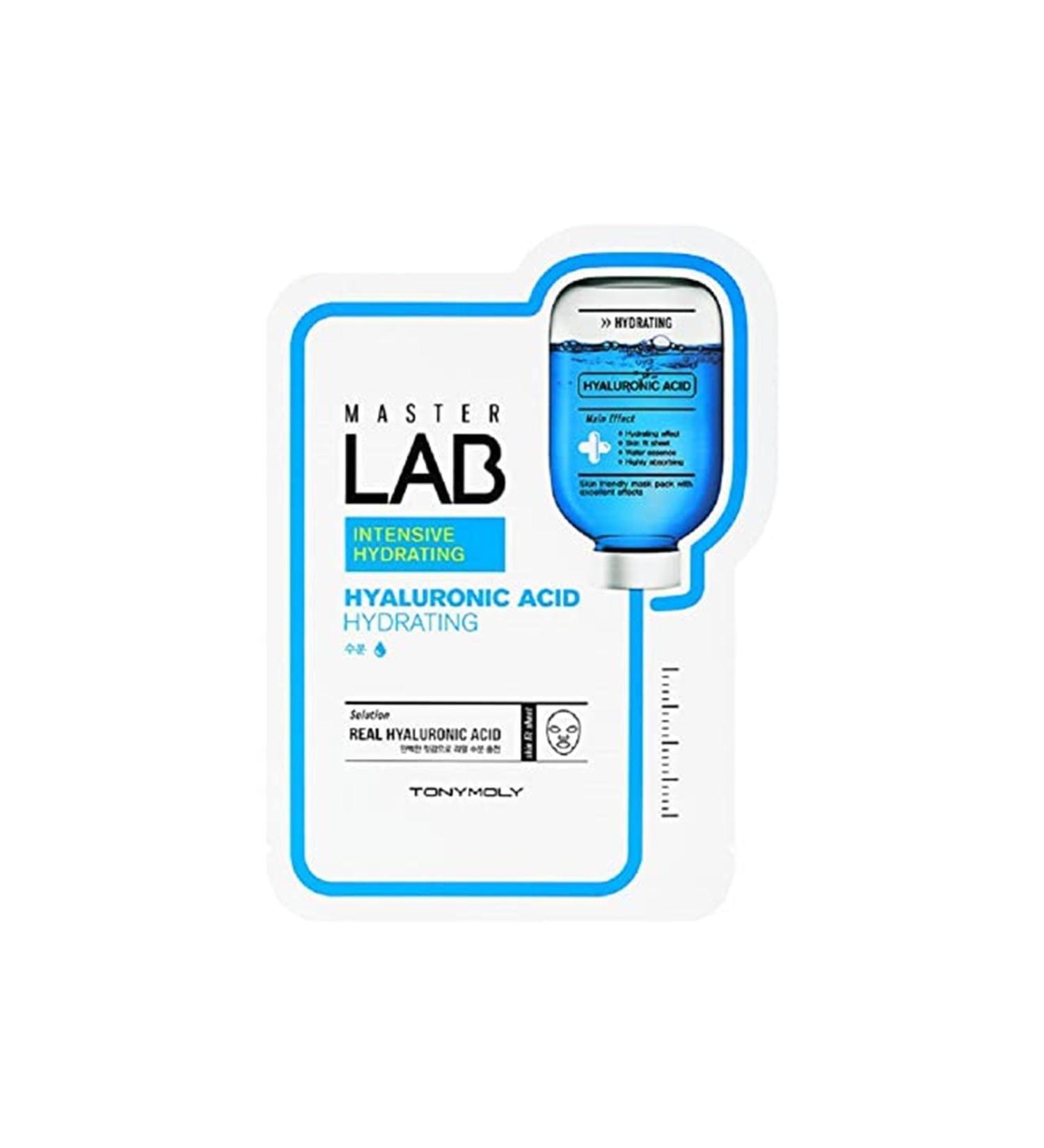 TONYMOLY Face Mask Master Lab Moisturizing Hyaluronic Acid Skin Care 19gr