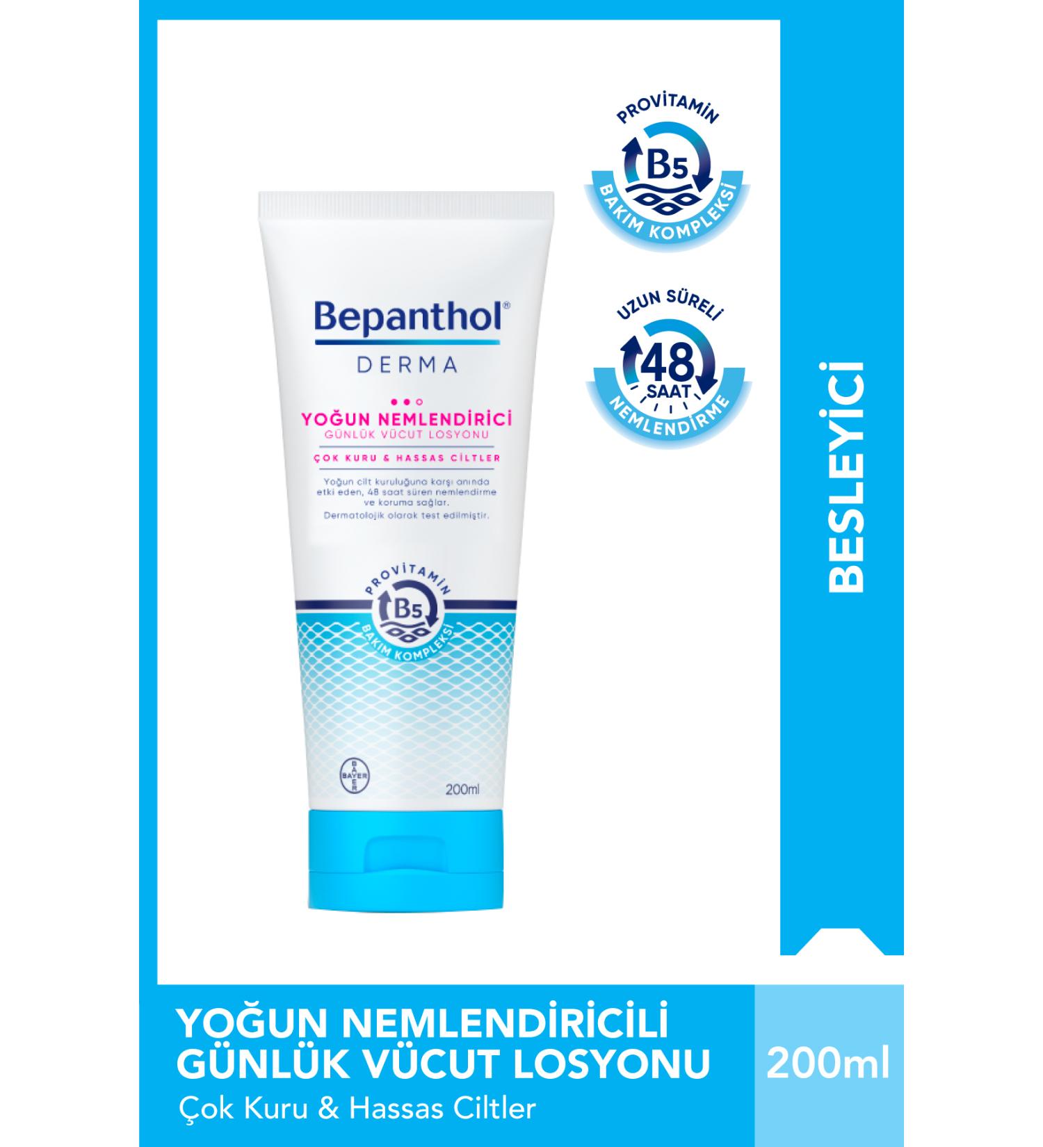 Bepanthol Derma Daily Intensive Moisturizing Body Care Lotion 200 ml L Very Dry and Sensitive Skin - Buy Online on GoSupps.com