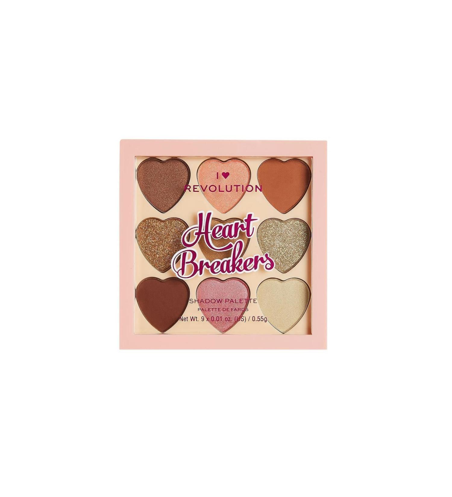 I Heart Revolution Majestic 9-Piece Heartbreakers Eyeshadow Palette - Buy Online on GoSupps.com