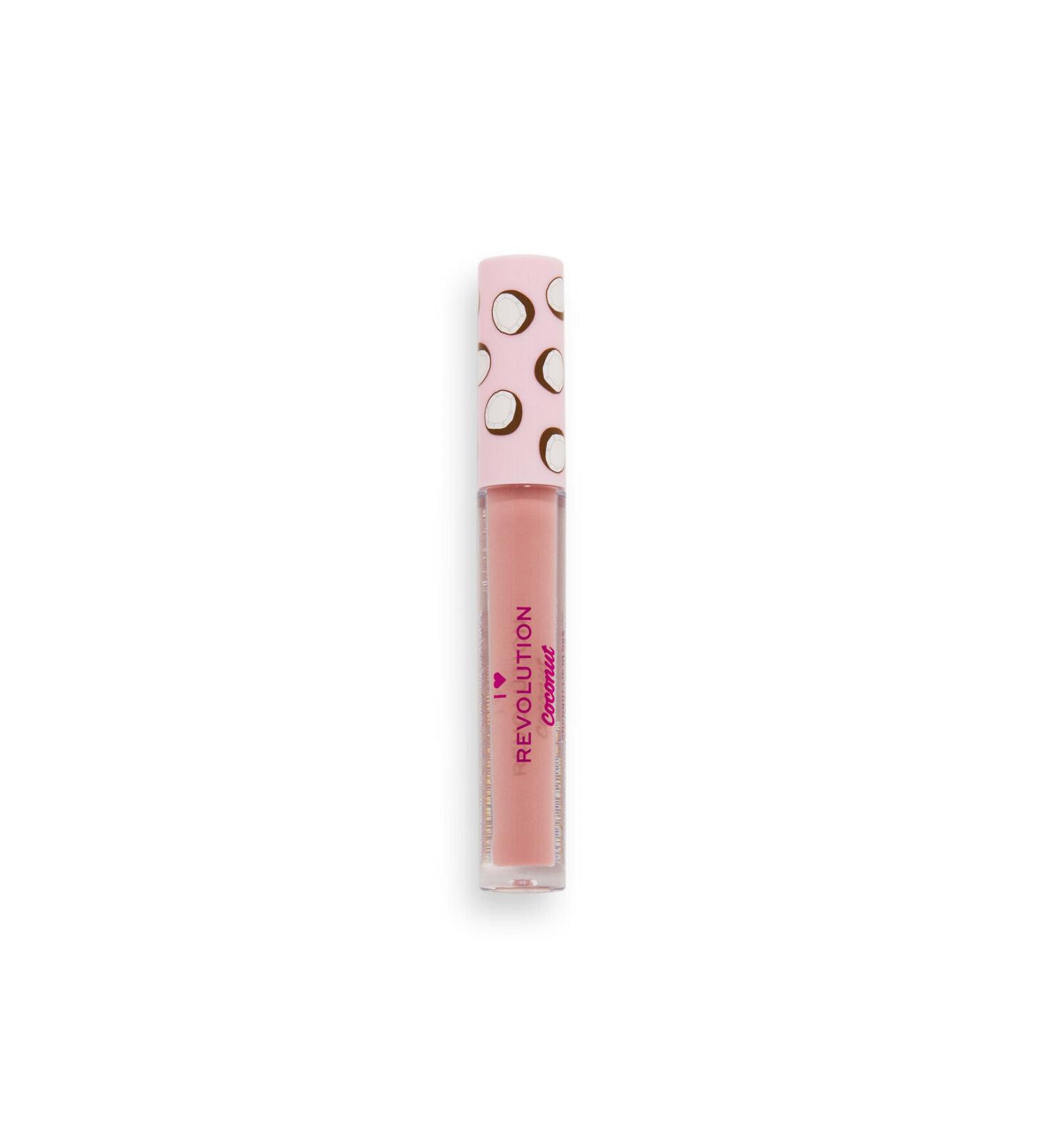 I Heart Revolution Tasty Coconut Milk Lip Gloss Nude Coconut Meringue Lip Gloss - Buy Online on GoSupps.com