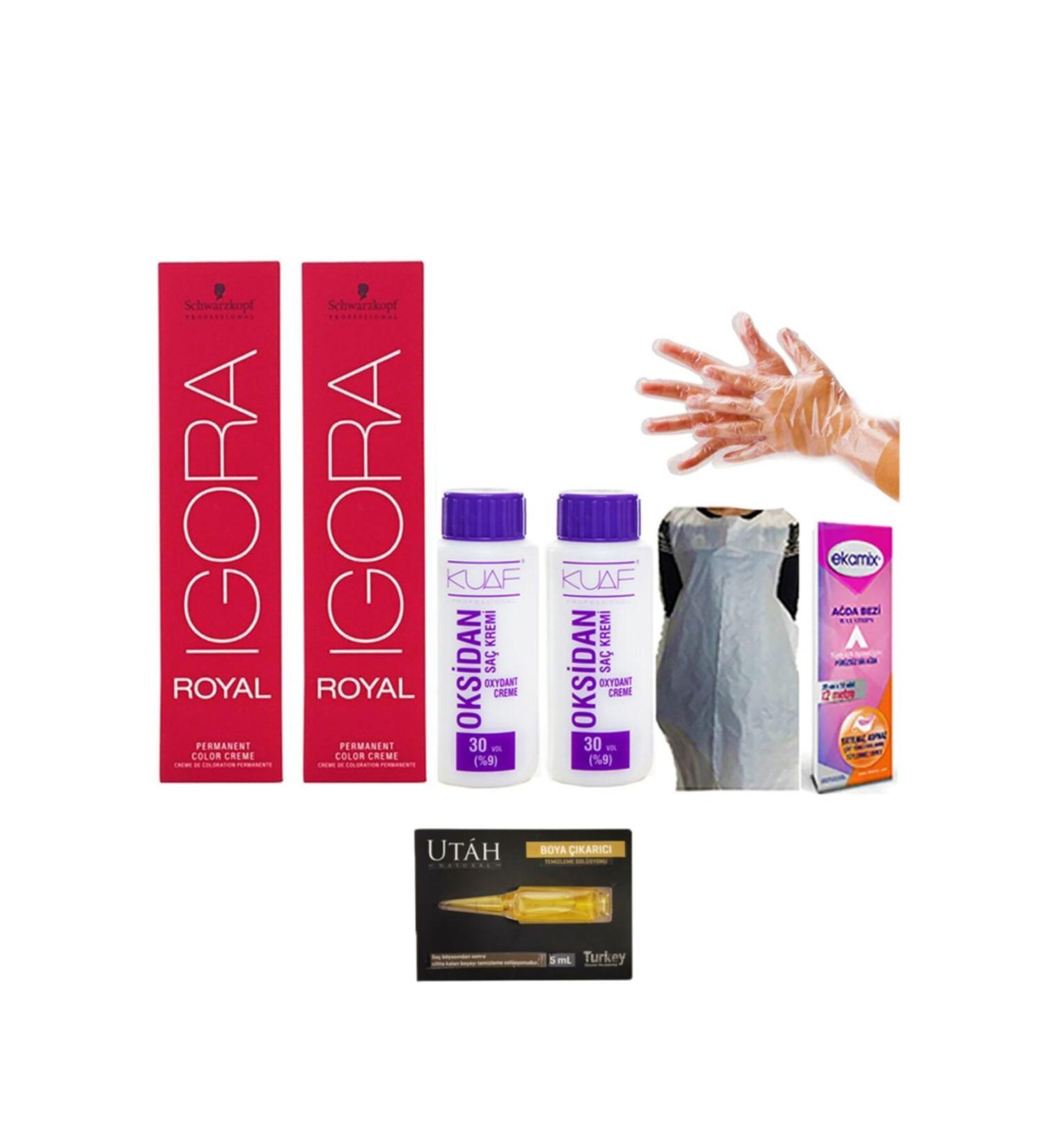 Igora 5 Pieces Royal 6-0 Dark Blonde Hair Dye (original)