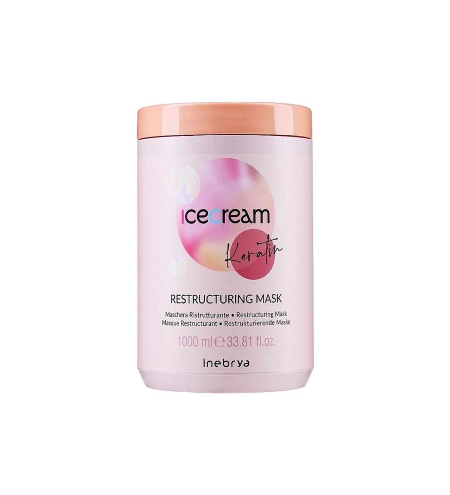Inebrya Ice Cream Keratin Restructuring Mask 1000 ML