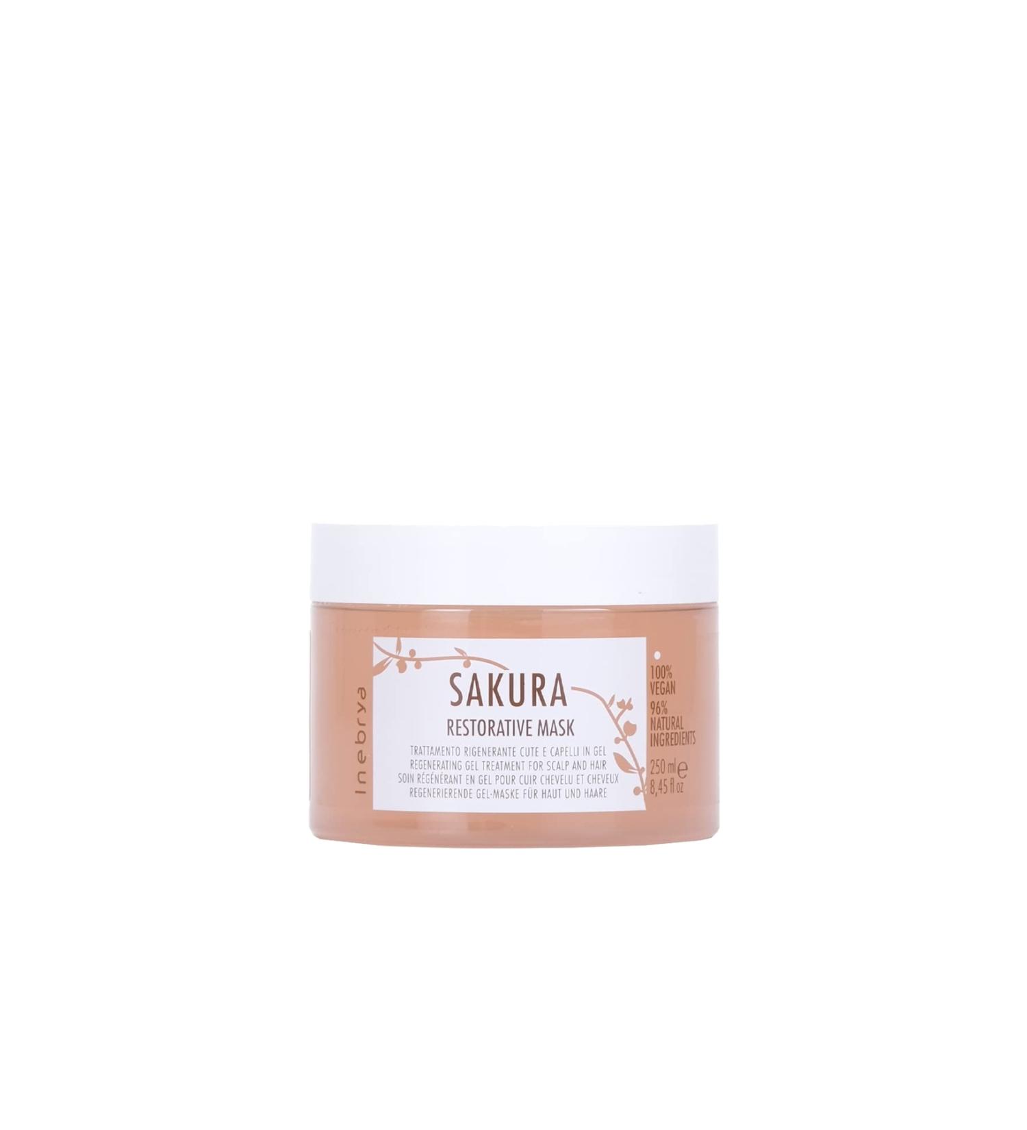 Inebrya Sakura Restorative Mask Revitalizing Mask for Dull Dry and Lifeless Hair 250 ml SED69746