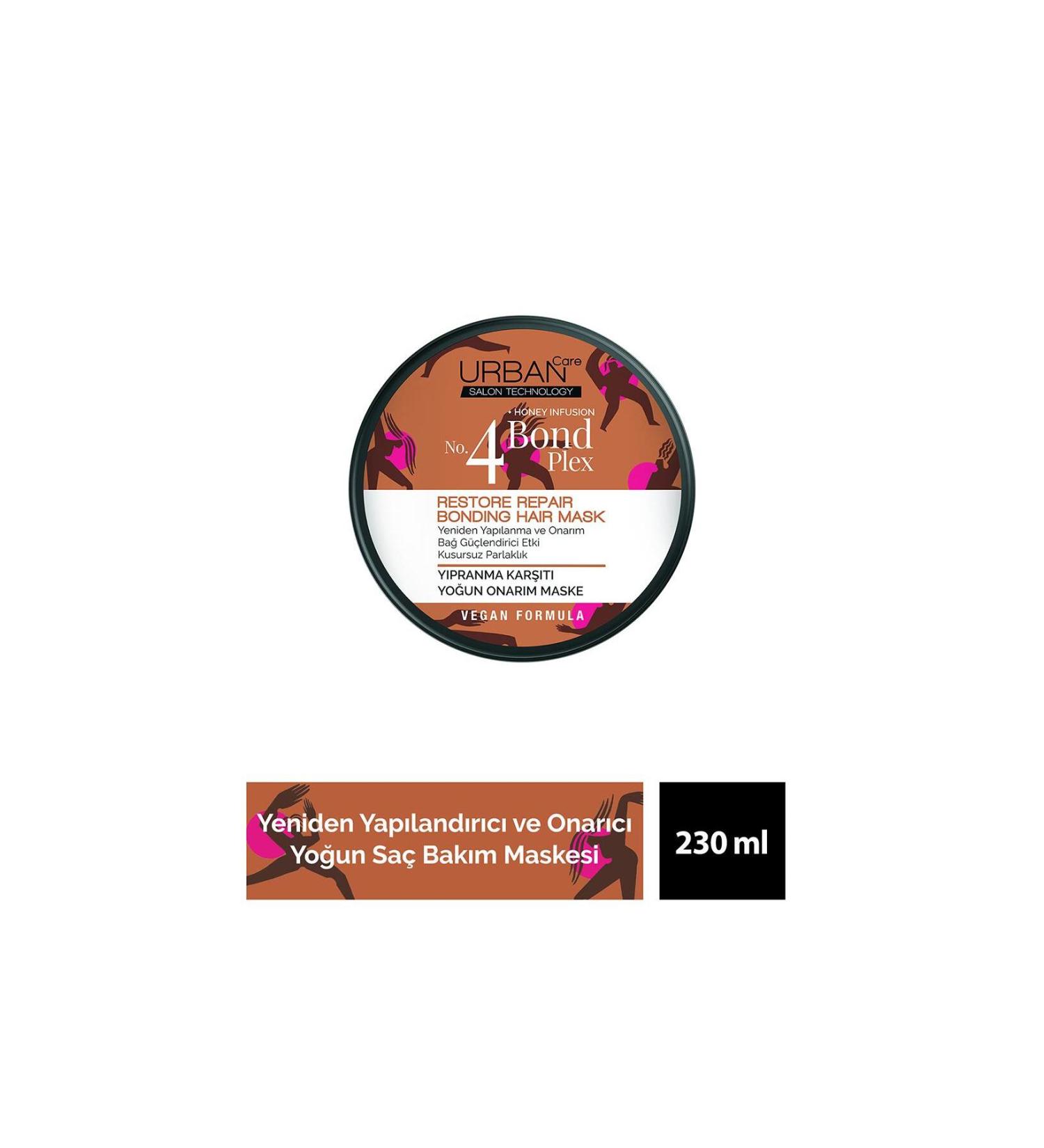 Urban Care No.4 Bond Plex Restore Repair Anti-Wear Intensive Repair Mask 230 Ml-vegan - Buy Online on GoSupps.com