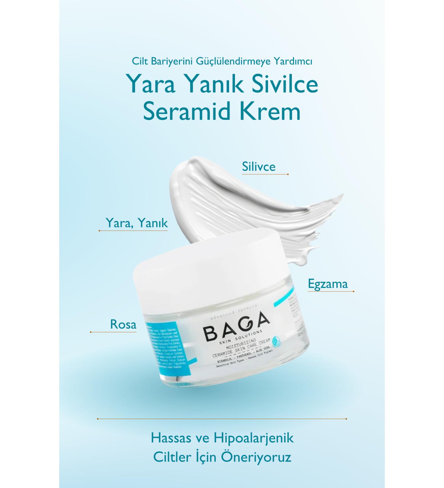 Baga Wound Burn Acne Ceramide Cream - Buy Online on GoSupps.com