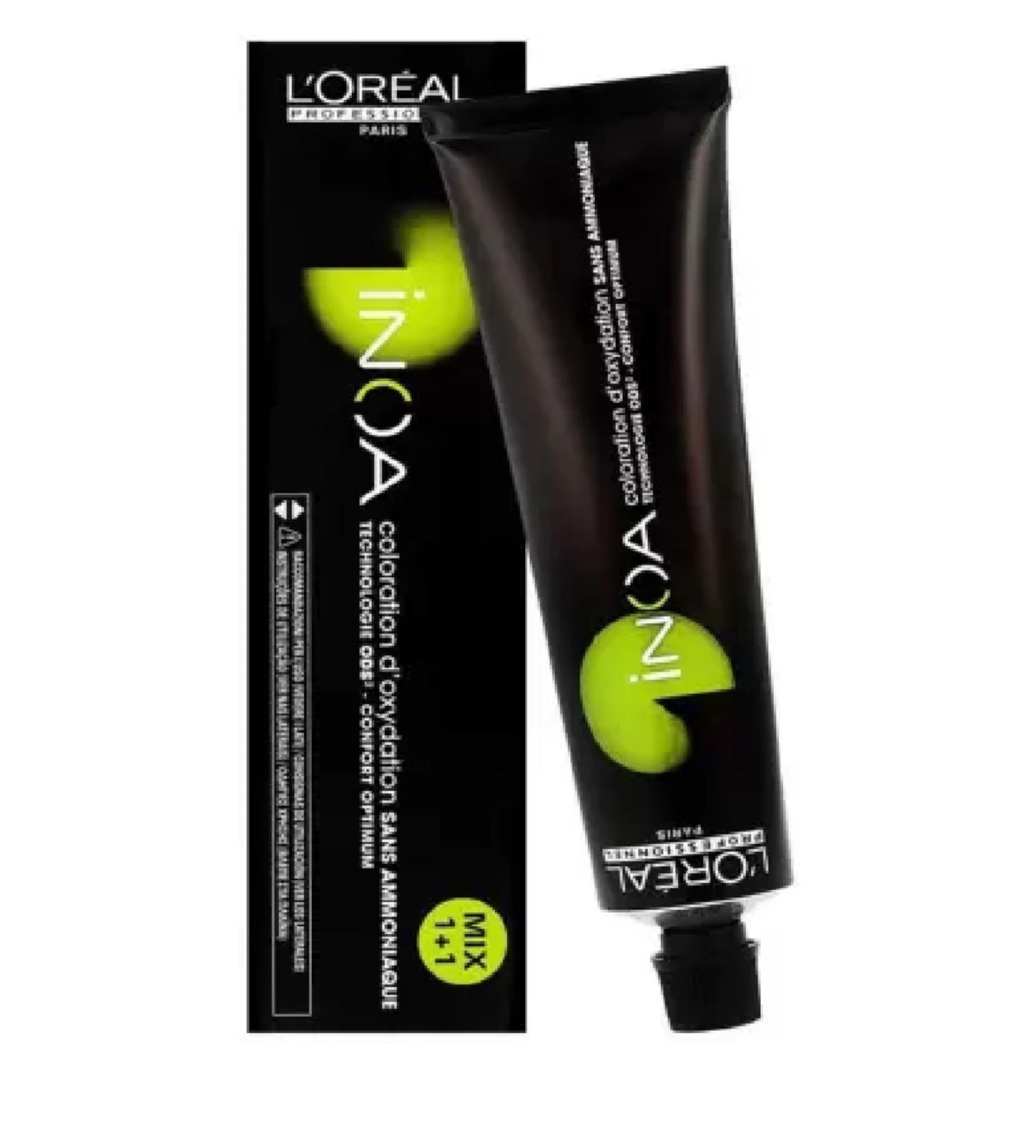 INOA High White Covering Antioxidant Hair Dye 4.0 Intense Brown 60 gr. ECBeauty.X12