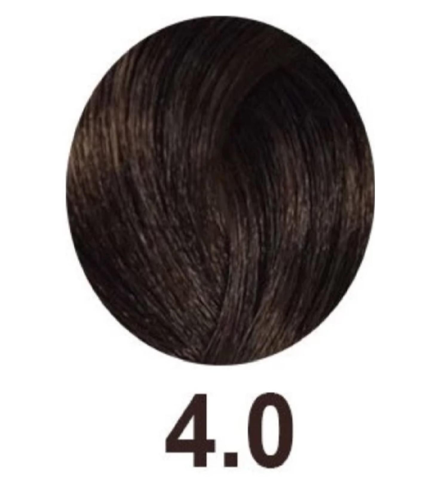 INOA Oxide-Free Antioxidant Hair Dye 4.0 Intense Brown 60 gr. ECBeauty.X15