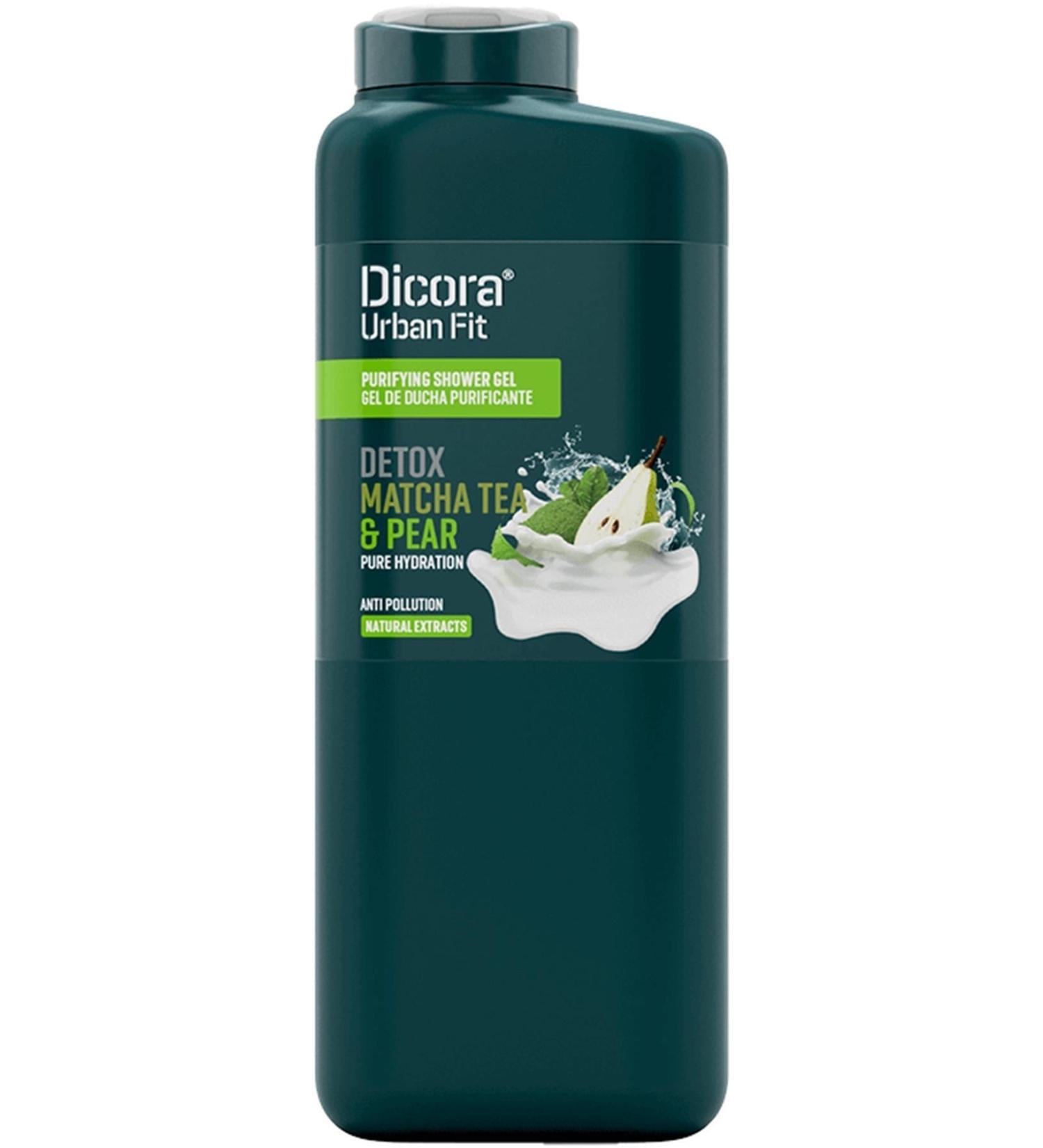 DICORA URBAN FIT Detox Matcha and Pear Extract Super Shower Gel 400 ml
