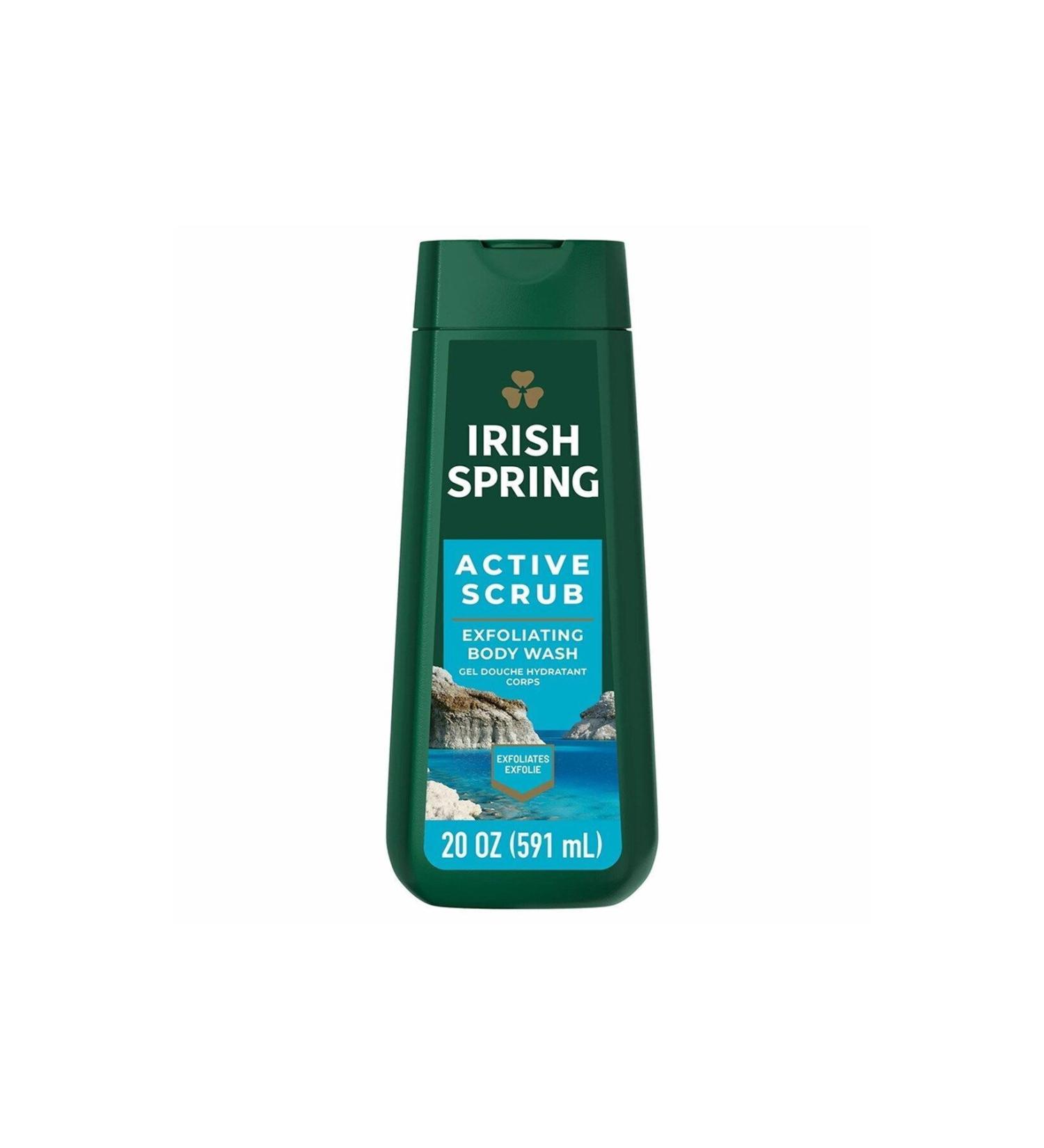 Irish Spring Active Scrub Body Wash For Men 591ml