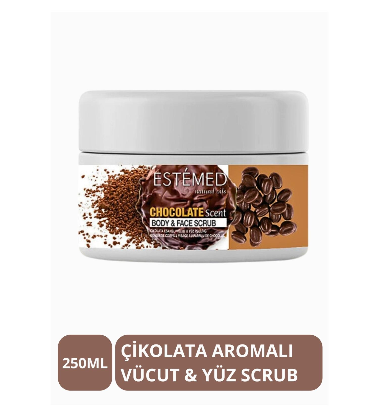 ESTEMED Body & Face Peeling Coffee & Body&Face Scrub Coffee Scent 250ml - Buy Online on GoSupps.com