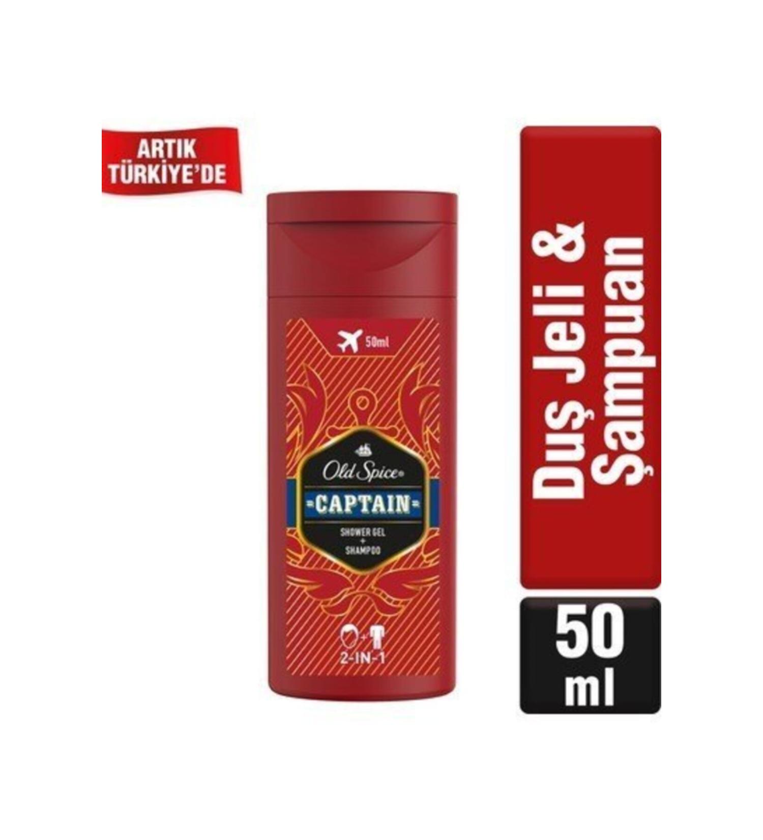 Old Spice Old Spice Shower Gel & Shampoo 50ml Captain