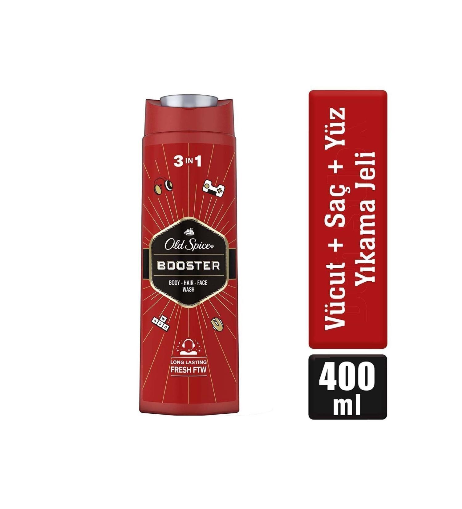 Old Spice Shower Gel 400 ml Booster - Buy Online on GoSupps.com