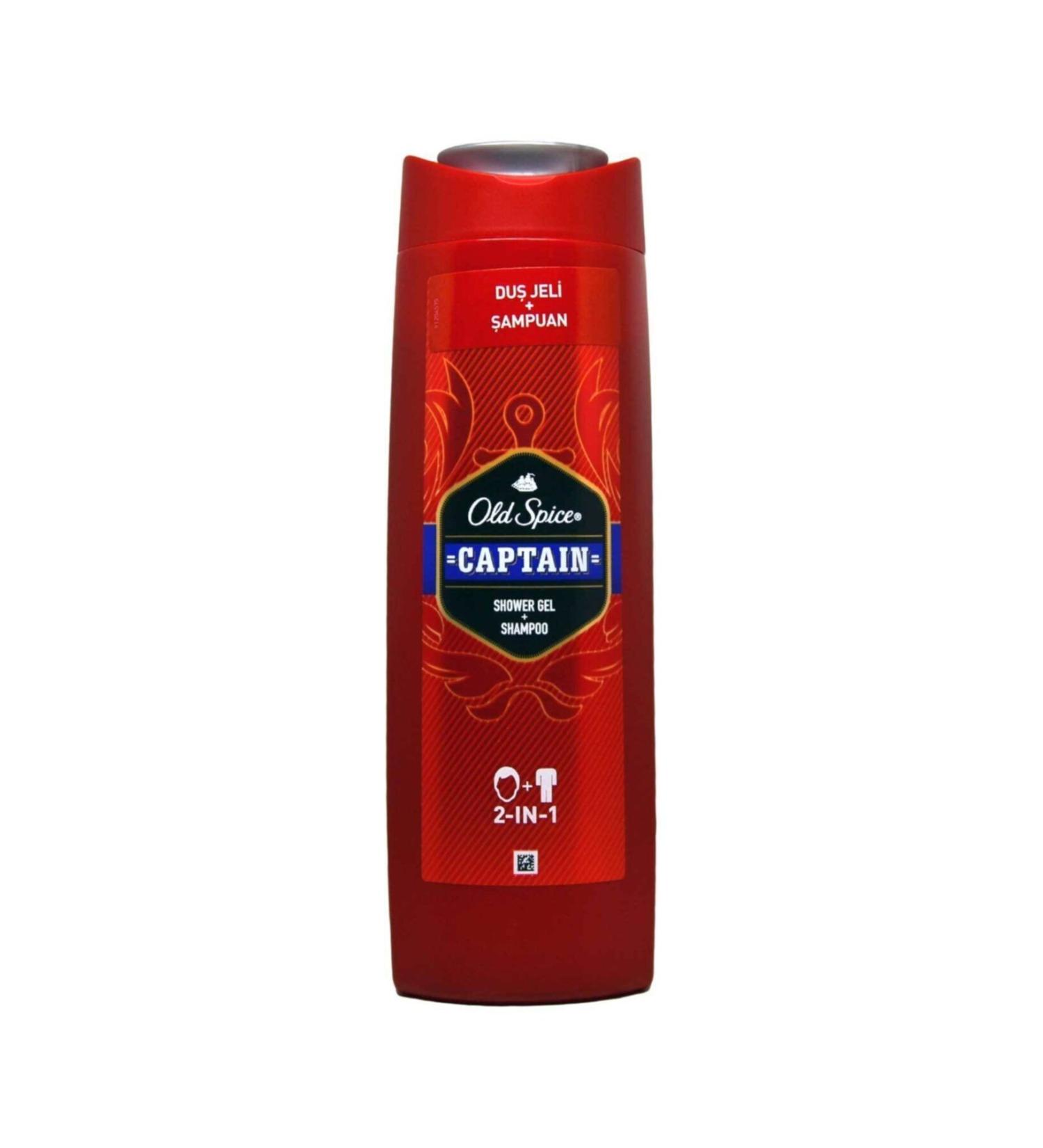 Old Spice Shower Gel and Shampoo 400 Ml 2in1 Captain Miracle341