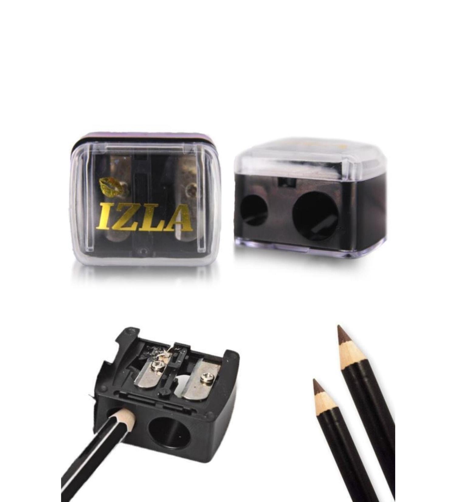 zla 2-Piece Sharpener - Pencil Sharpener - Eye Eyebrow Lip Eyeliner Pencil Sharpener - 2 Dimensional Sharpener