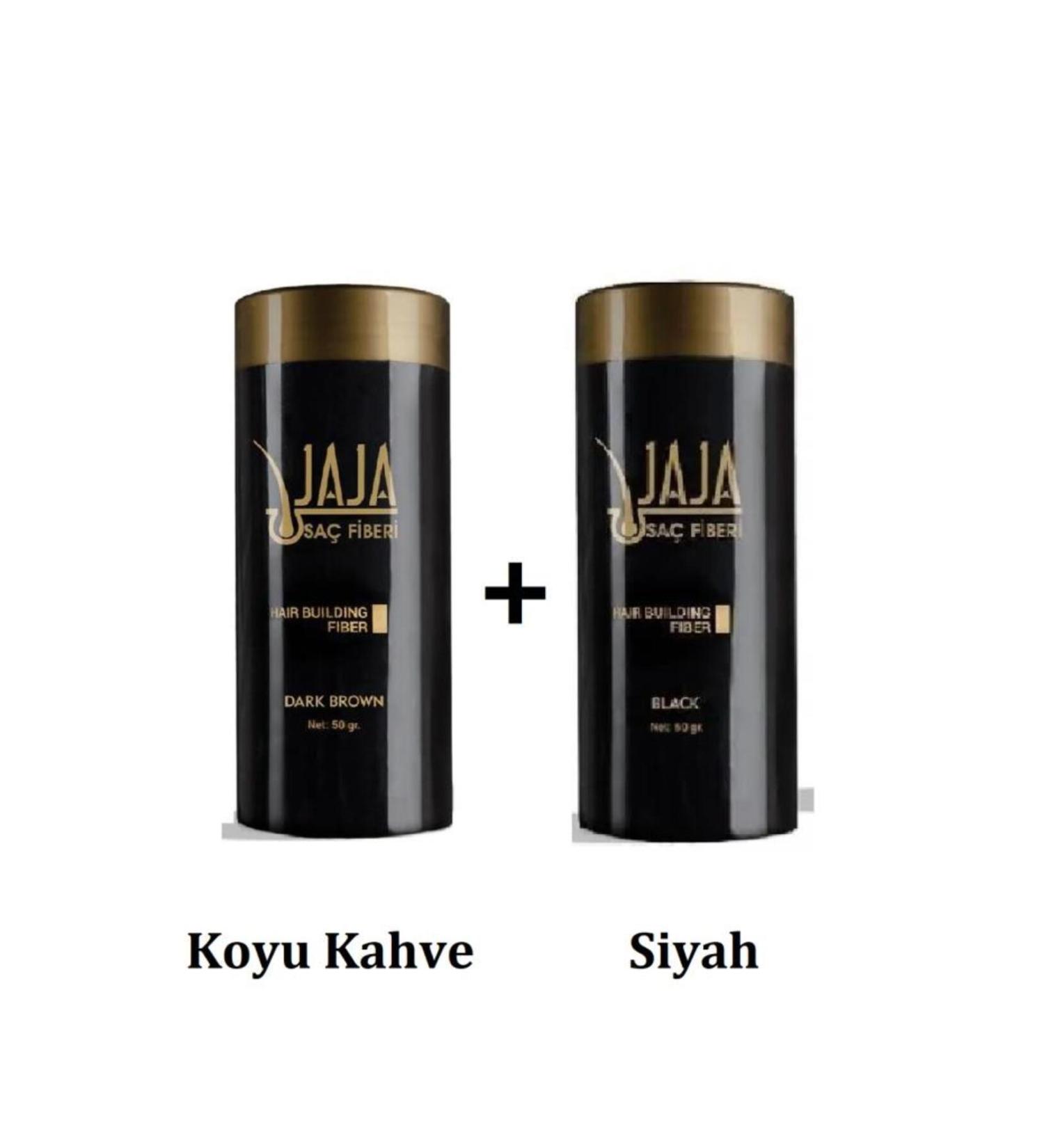 Jaja Hair Fiber Dark Brown & Black 50 gr X 2 Special Set