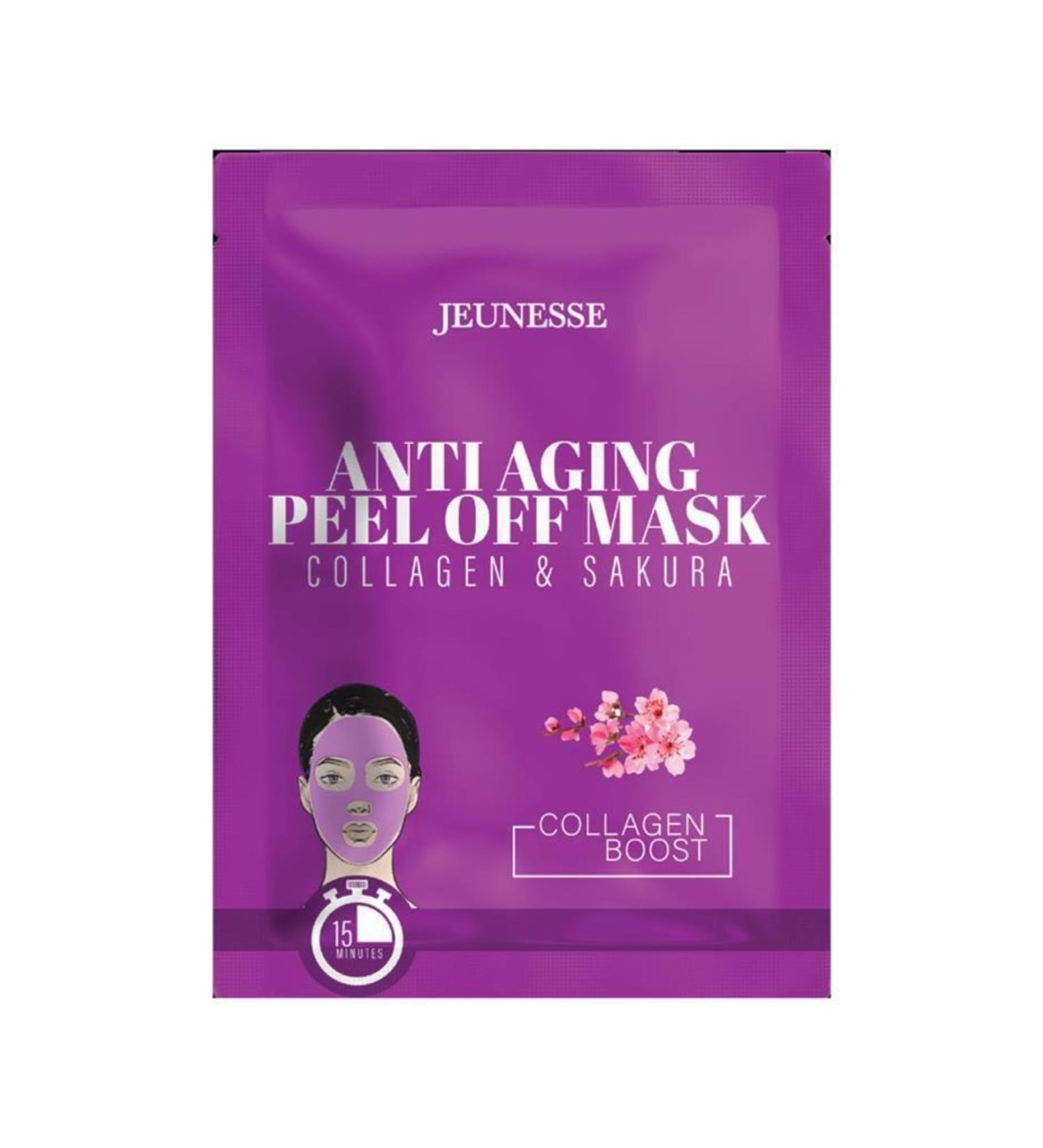 Jeunesse Antiaging Peel Off Mask Collagen Sakura 15 gr Face Mask