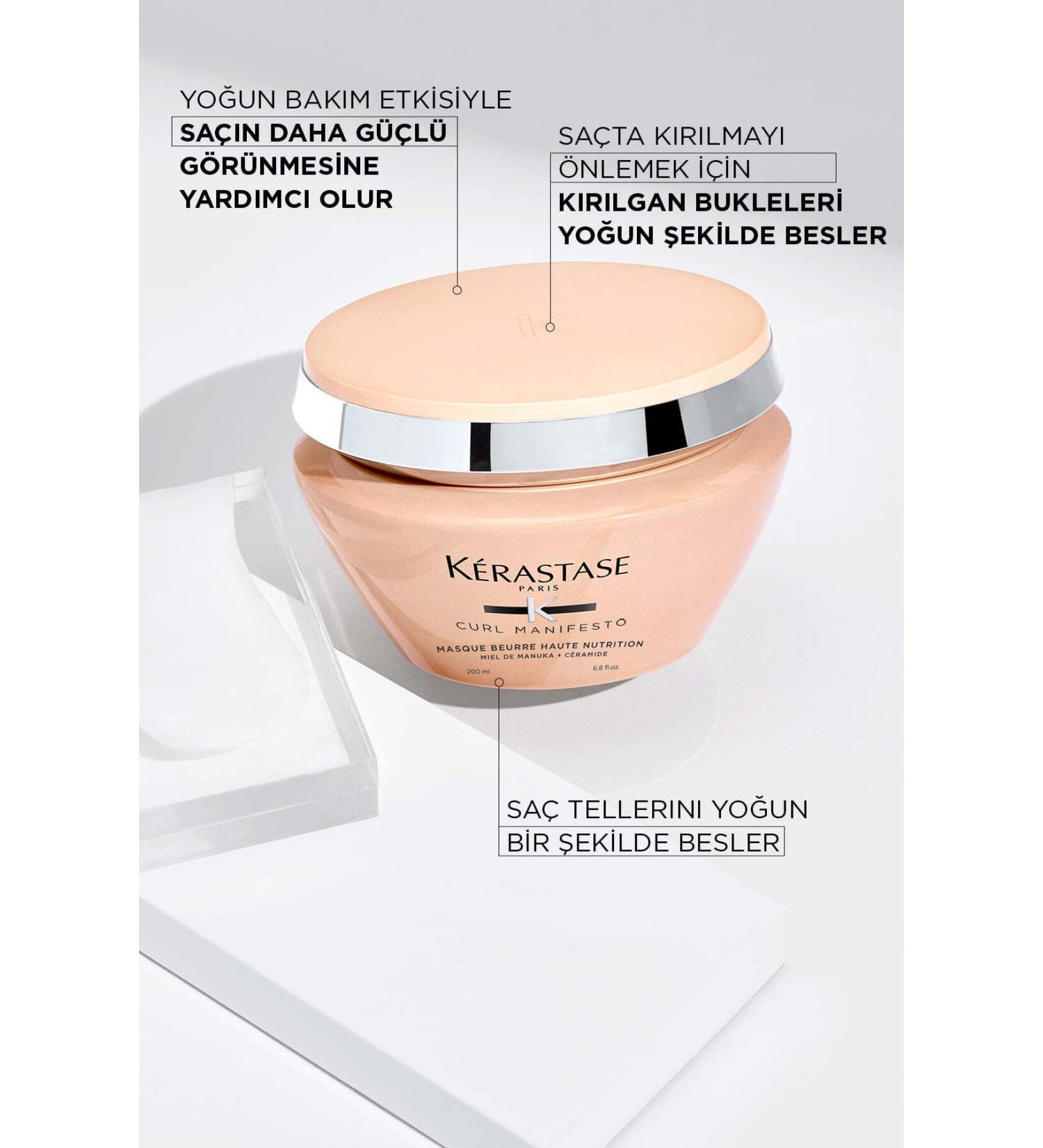 Kerastase Curl Manifesto Masque Repairing Mask for Damaged Curly and Wavy Hair 200ml 6.v