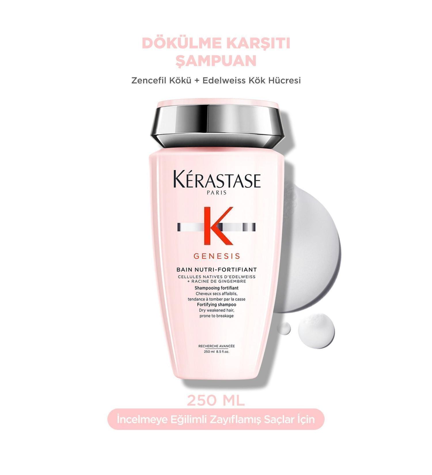 Kerastase BKTGZ.4548566 Genesis Bain Nutri-fortifiant Anti-Loss Strengthening Shampoo 250 ml BKT.454