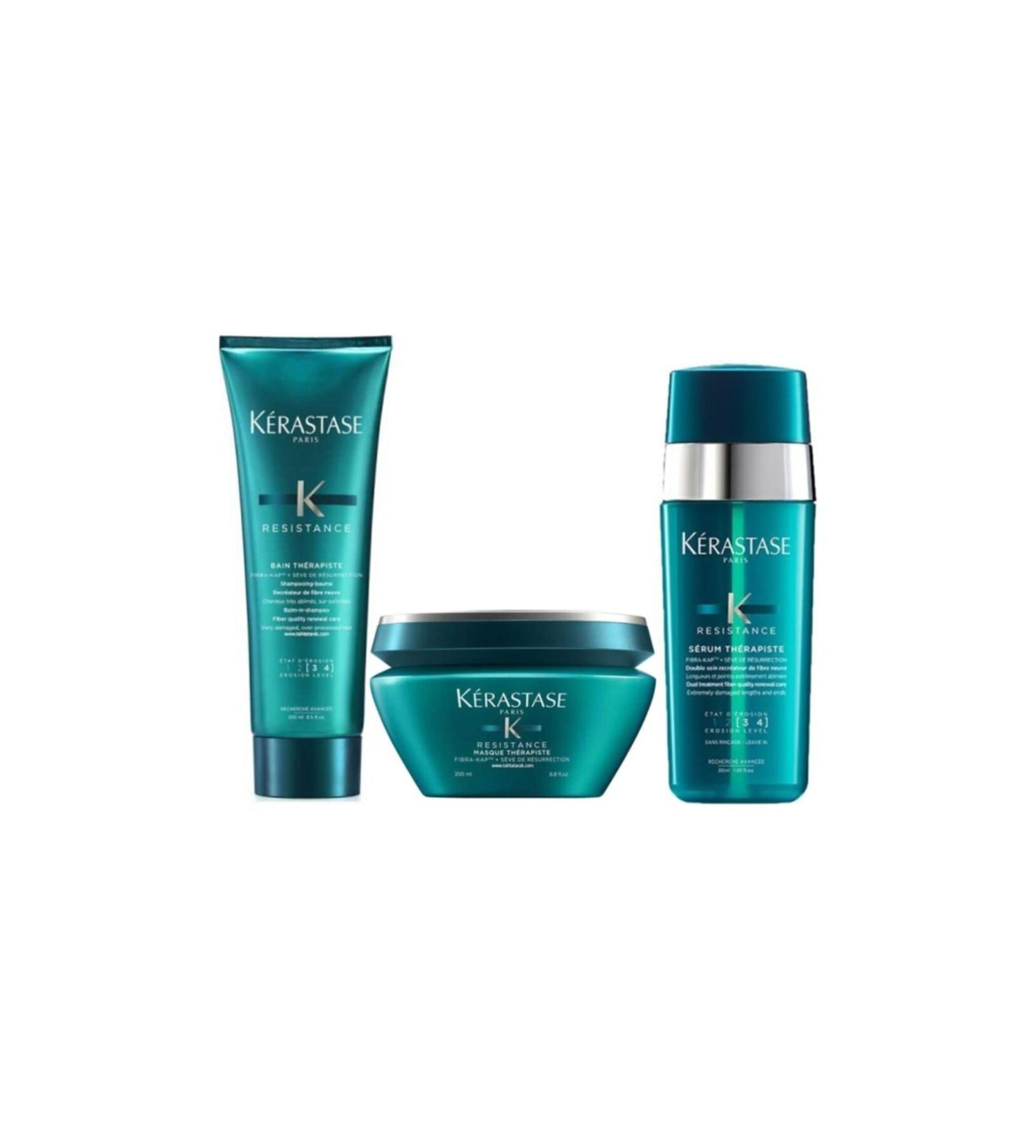 Kerastase Resistance Therapiste 3-4 Serum 30 ml and Black Cloth Mask