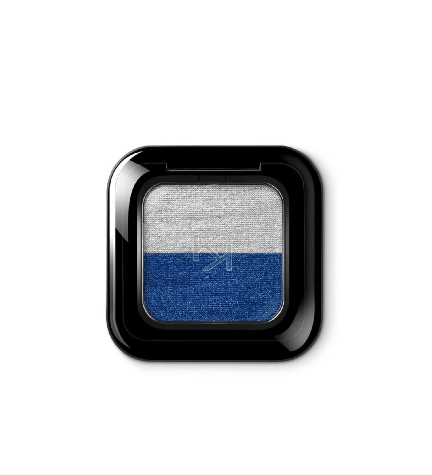 KIKO 2-Pack Eyeshadow Palette - New Bright Duo Eyeshadow 17 Silver / Electric Blue