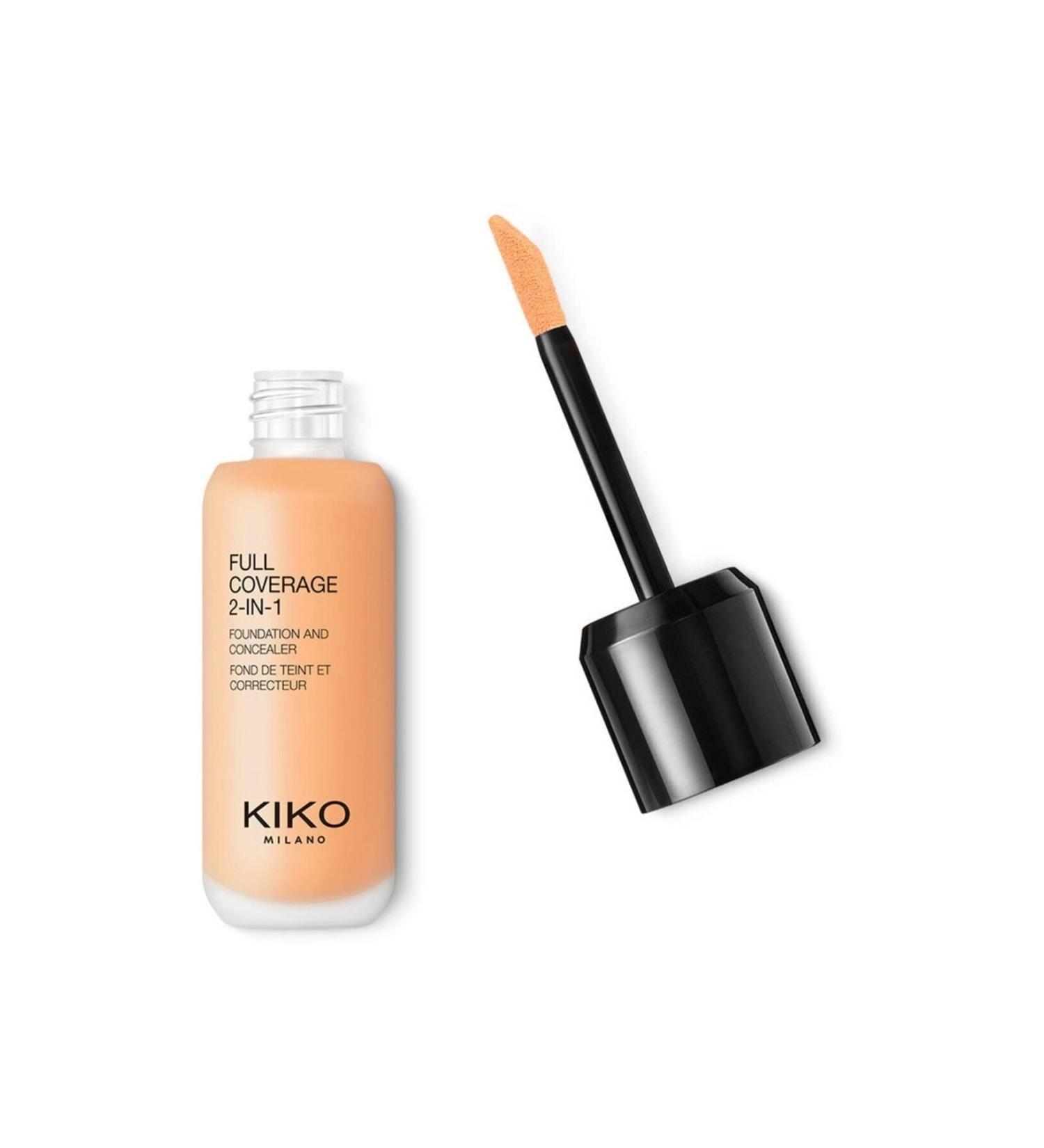 KIKO Foundation & Concealer - Full Coverage 2-in-1 Foundation & Concealer Neutral Gold 95 - NEW 91 - Buy Online on GoSupps.com