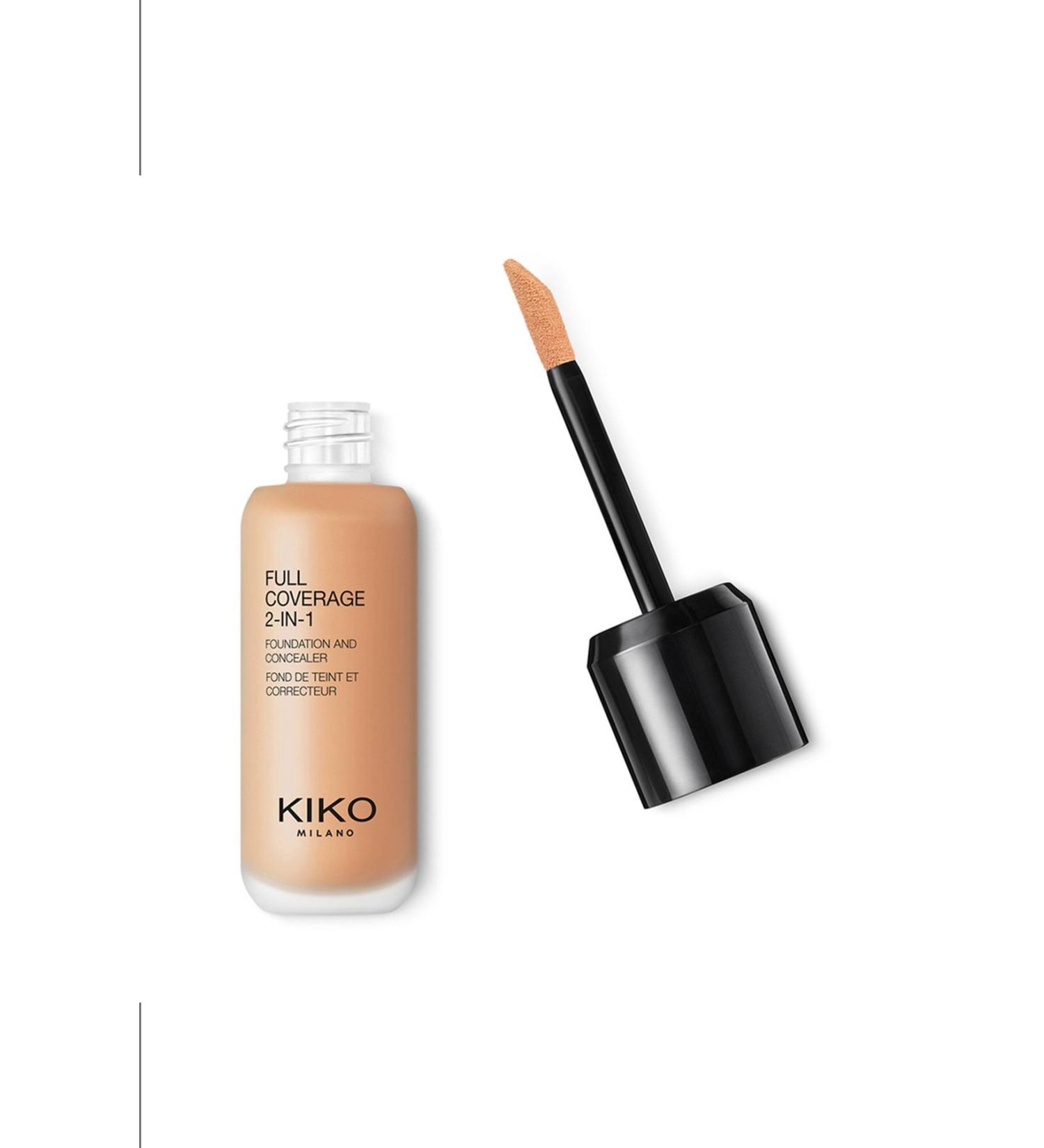 KIKO Foundation & Concealer - Full Coverage 2-in-1 Foundation & Concealer Warm Beige 60 71