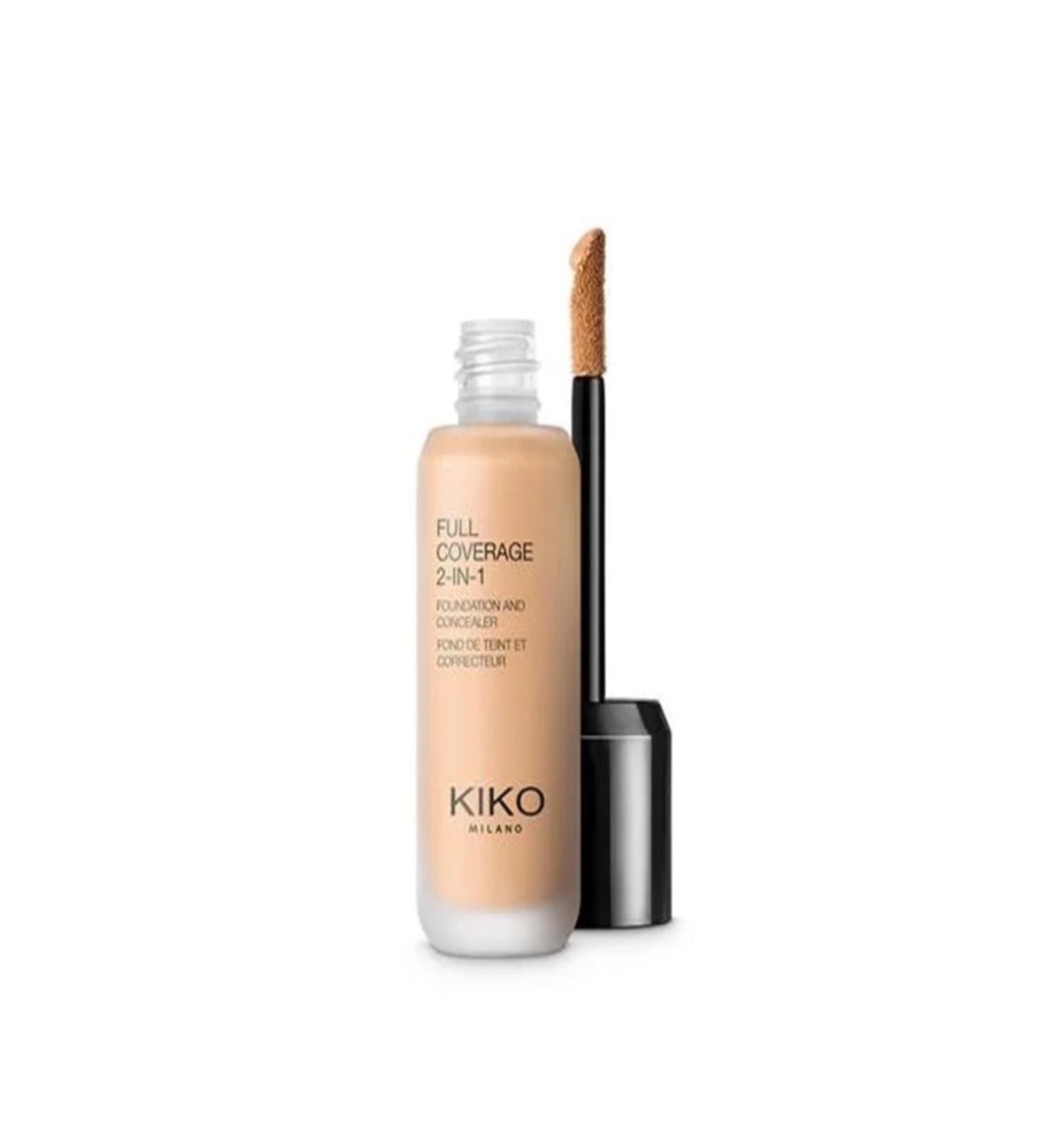 kiko milano Full Coverage-Under Eye Colour Irregularity Anti-Fine Line Anti-Imperfection 2 in 1 Foundation