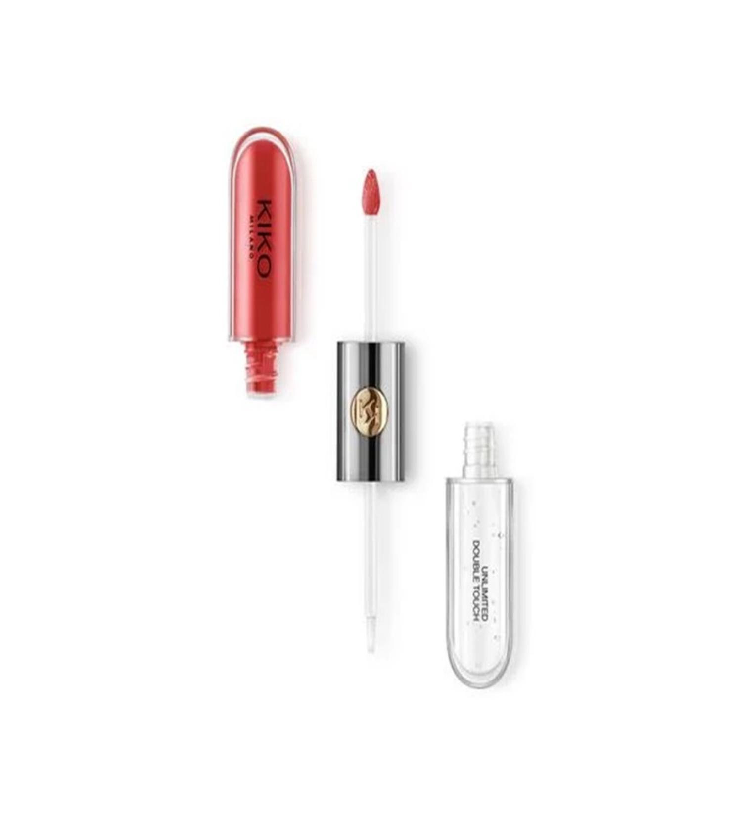 kiko milano Unlimited Double Touch & 12 Hour Effective Long Lasting Shiny Ultra Intense and Shiny Lipstick - Buy Online on GoSupps.com