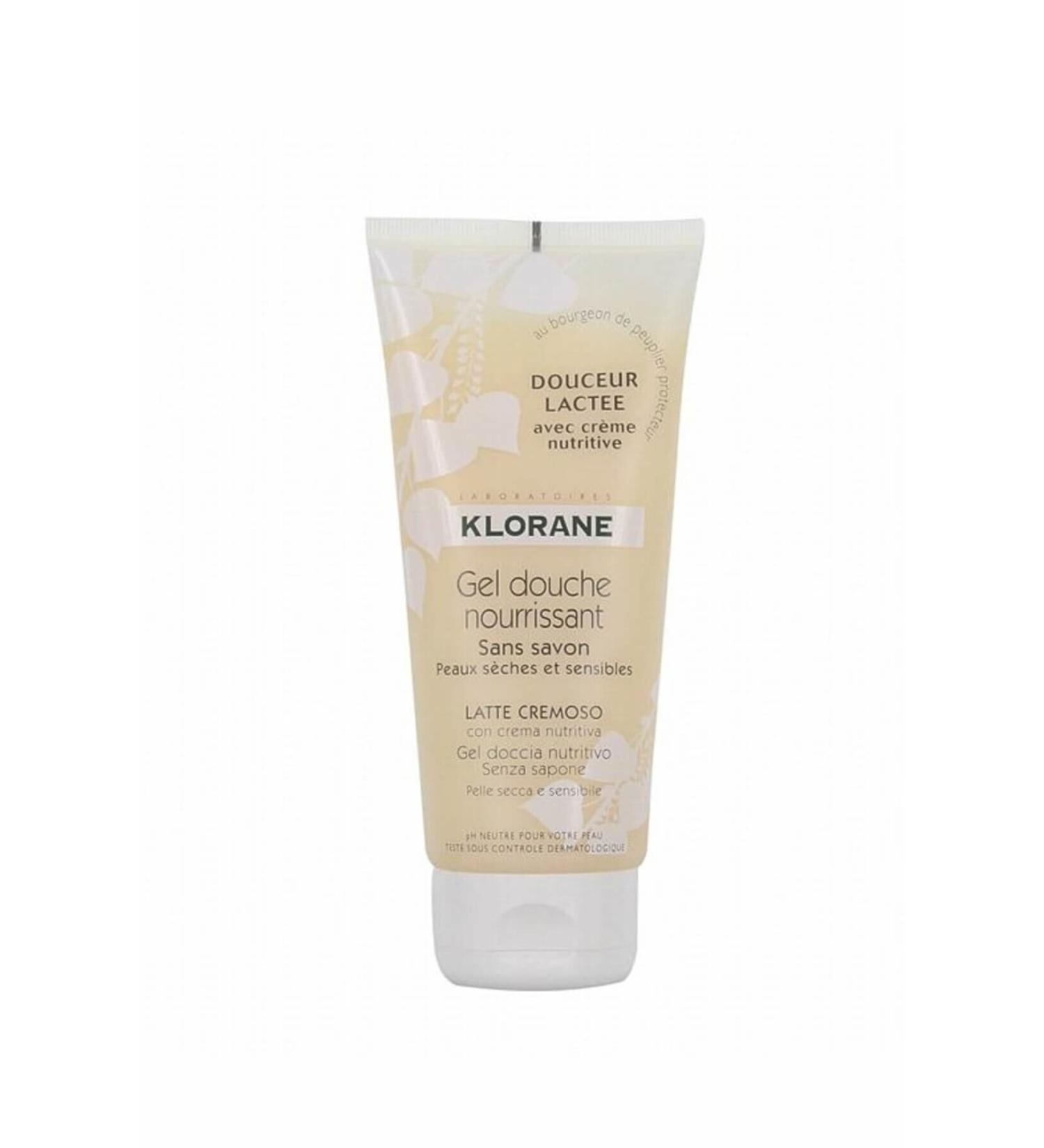 Klorane Gel Douche Nourrisant Douceur Lactee 200 ml - shower Gel