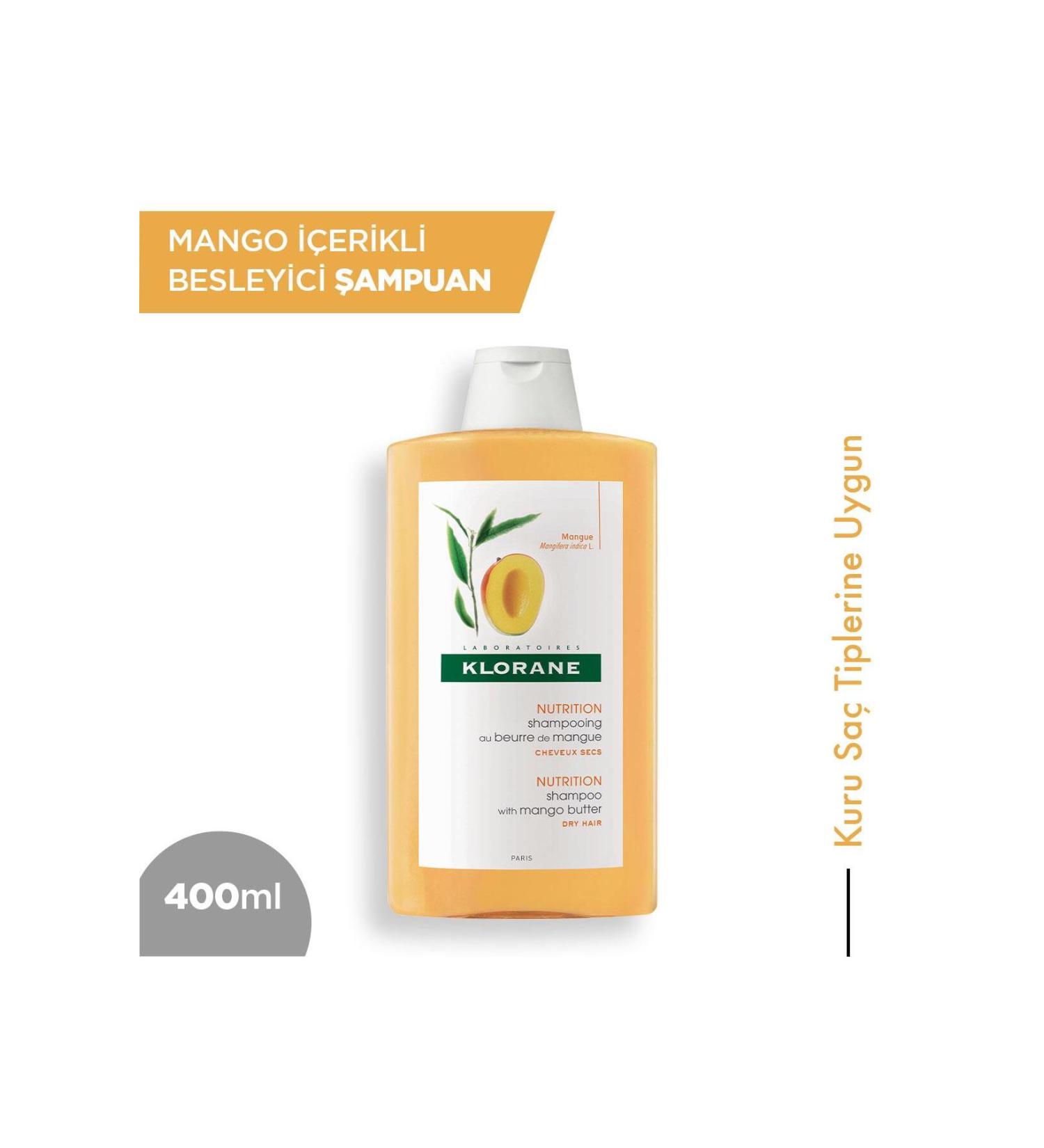 Klorane Nourishing Shampoo with Mango 400 ml - Buy Online on GoSupps.com
