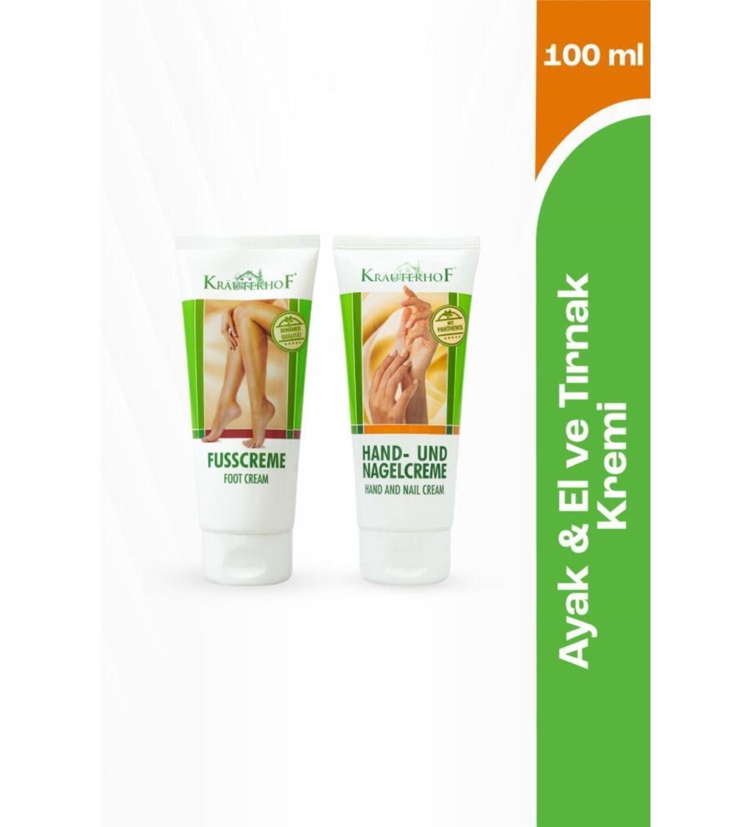 Krauterhof Hand and Nail Cream 100 ml + Foot Cream 100 ml Set