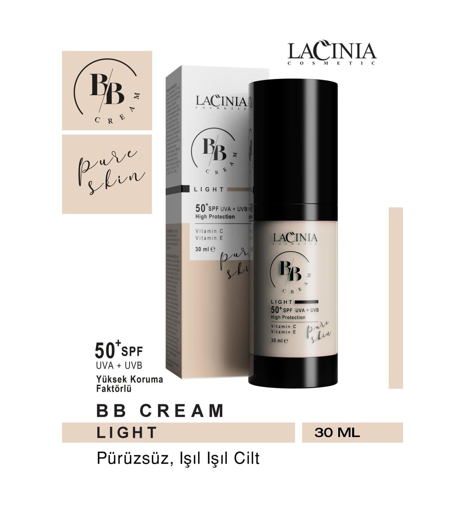 Lacinia BB Cream Light 30Ml 50SPF - Buy Online on GoSupps.com