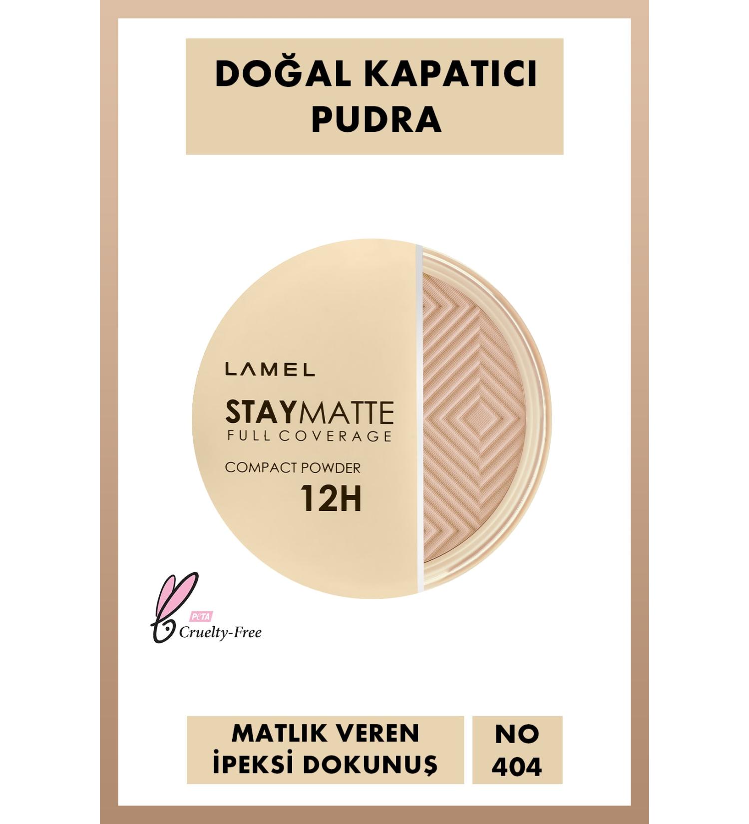 Lamel Cosmetics Lamel Stay Matte Compact Permanent Matte Powder No 404 - Buy Online on GoSupps.com