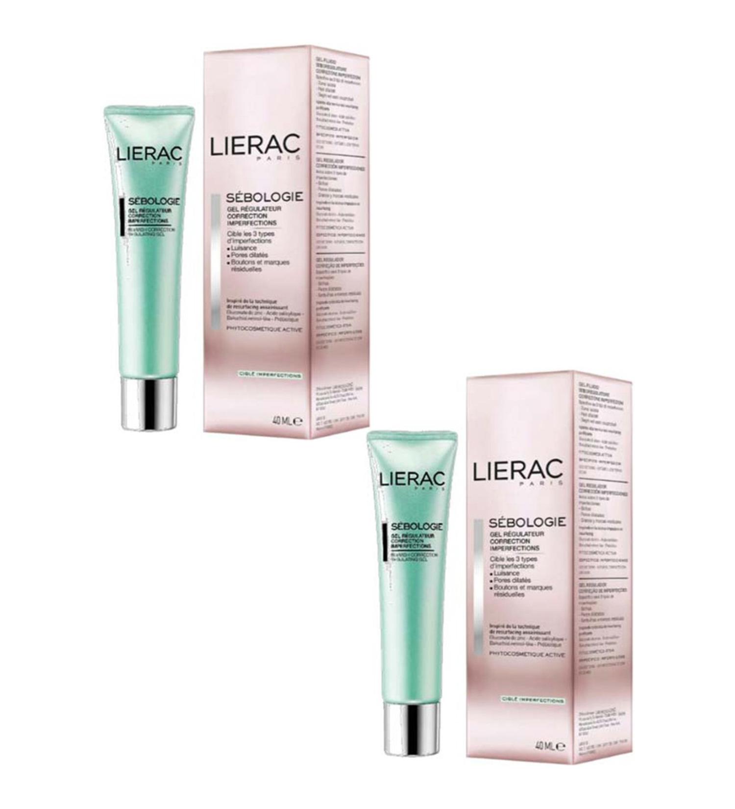 Lierac Sebologie Regulating Gel Blemish Correction 40 ml 2-pack