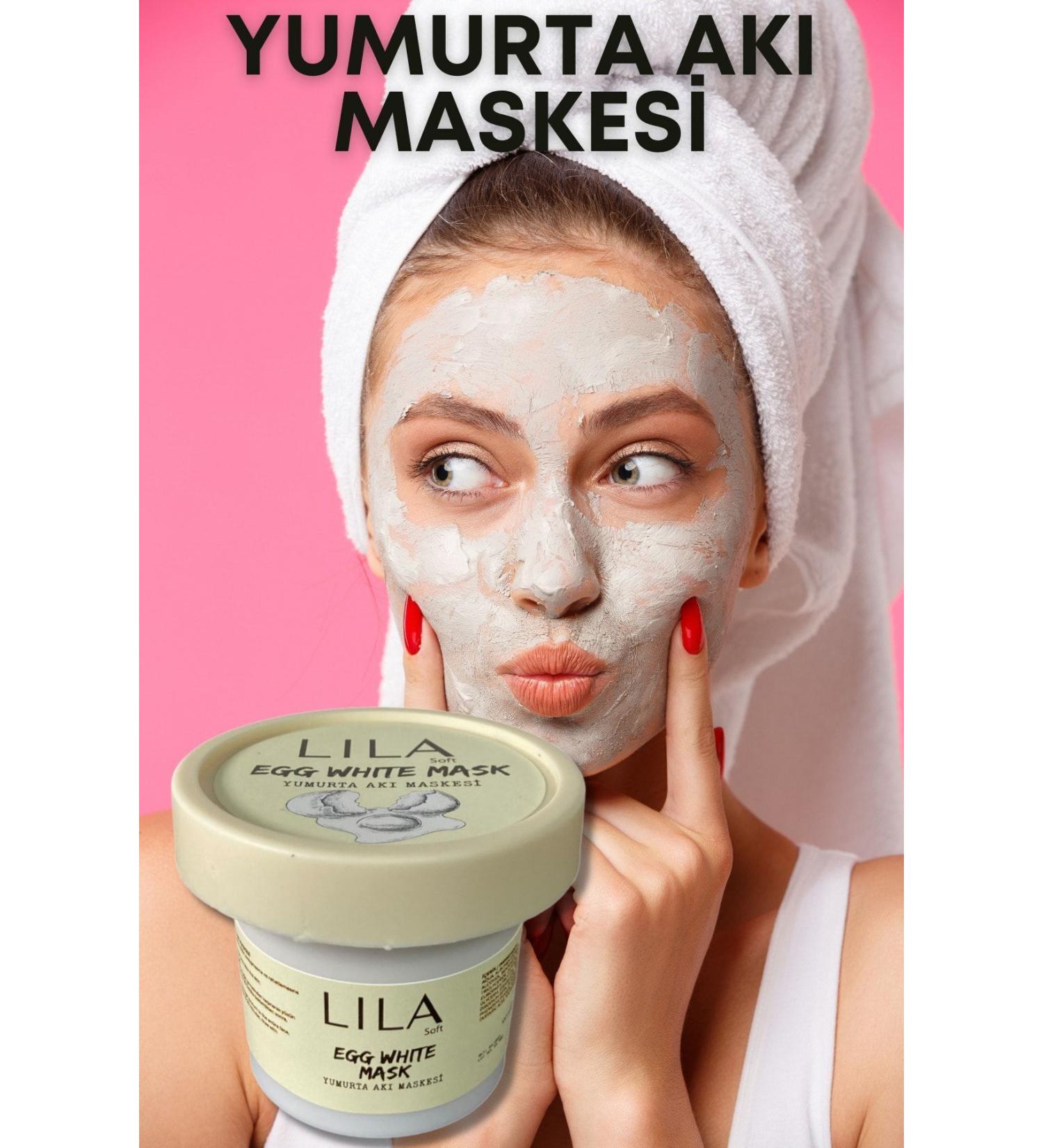 Lila Soft Egg White Mask Egg White Mask Anti-Stain and Pore Remover - Buy Online on GoSupps.com