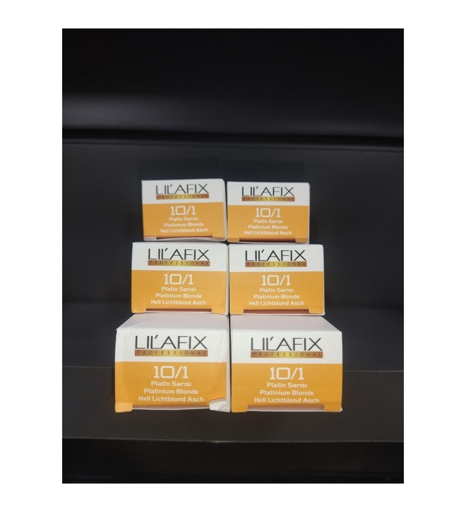Lilafix 10/1 Platinum Blonde Tube Cream Hair Dye 60mlx 6 Pieces keus0506042