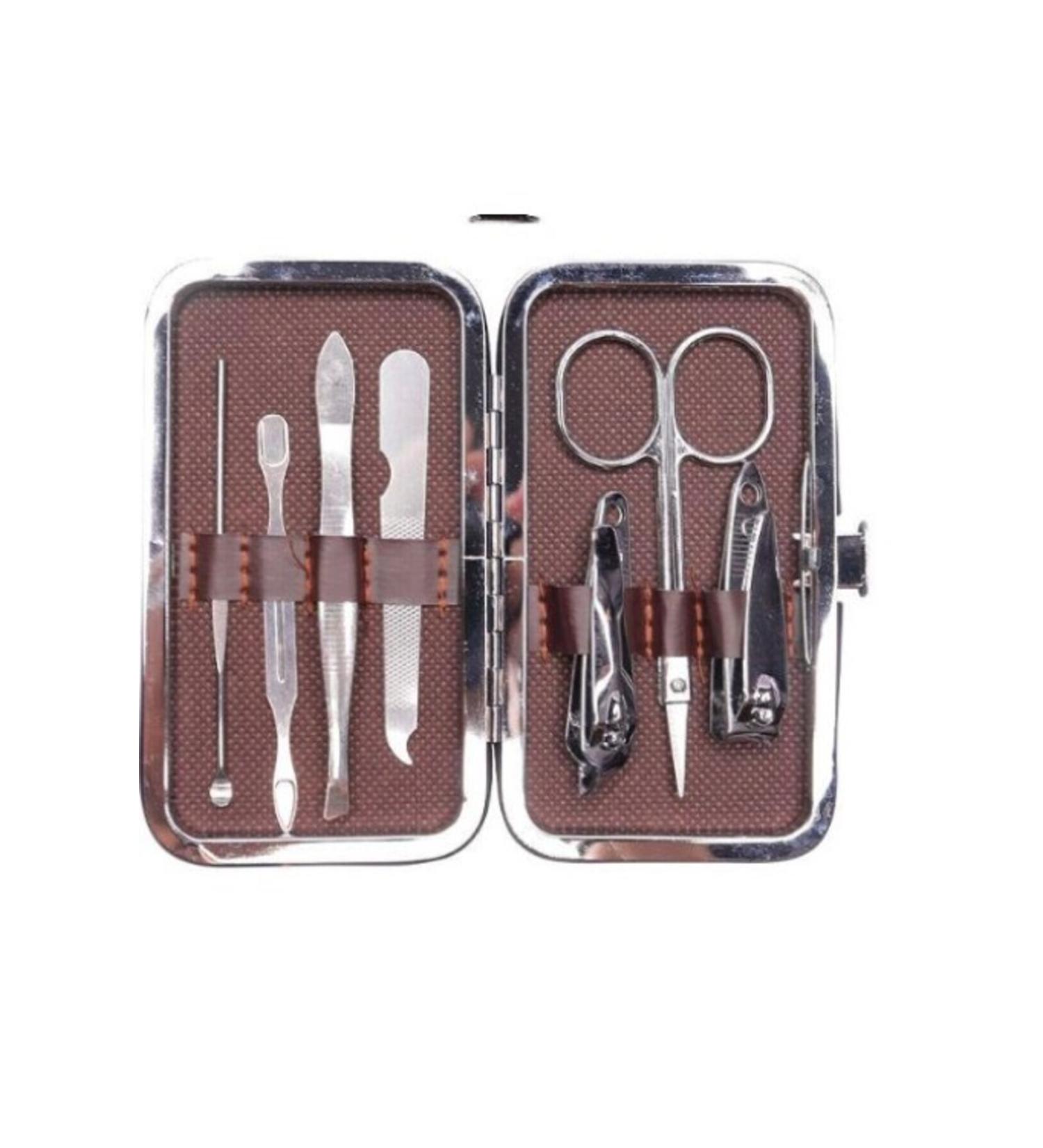 LMB 7 Piece Stainless Steel Manicure and Pedicure Set