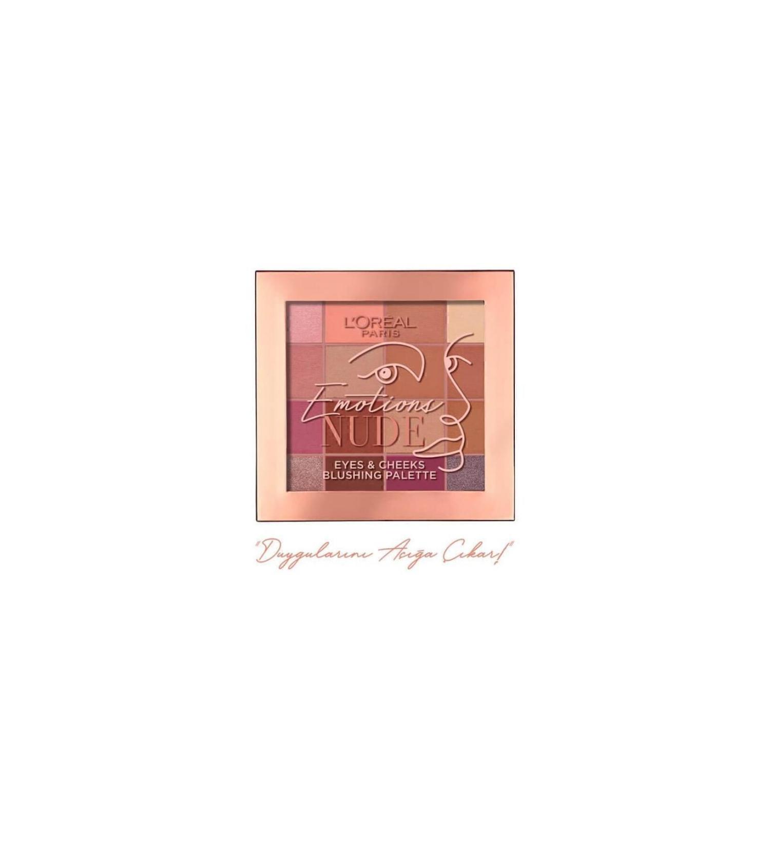 L'Oreal Paris Emotions Of Nu Blush & Eyeshadow Palette - Buy Online on GoSupps.com