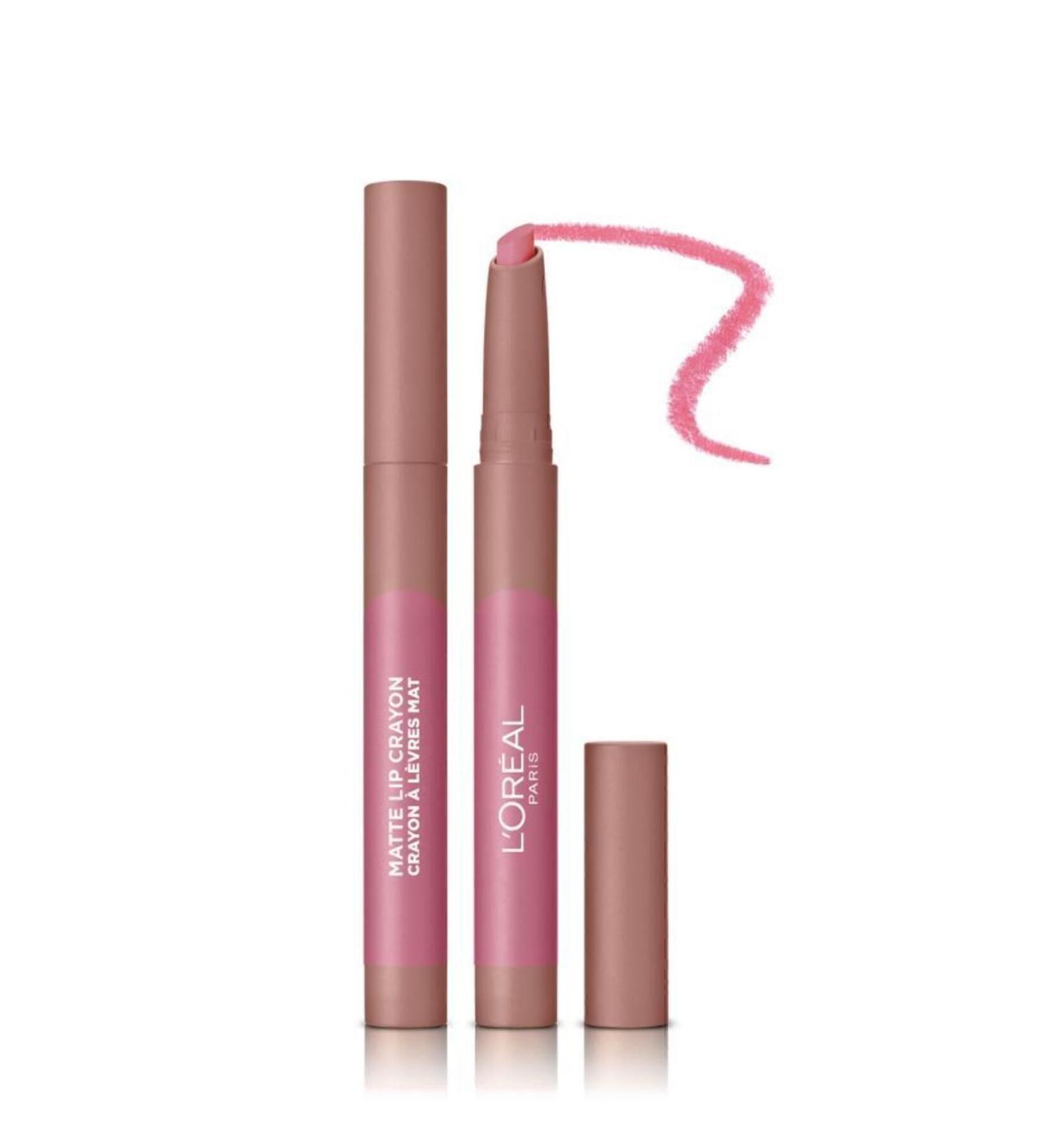 L'Oreal Paris L'or al Paris Infaillible Matte Lip Crayon Pencil Matte Lipstick - 102 Caramel Blondie - Buy Online on GoSupps.com