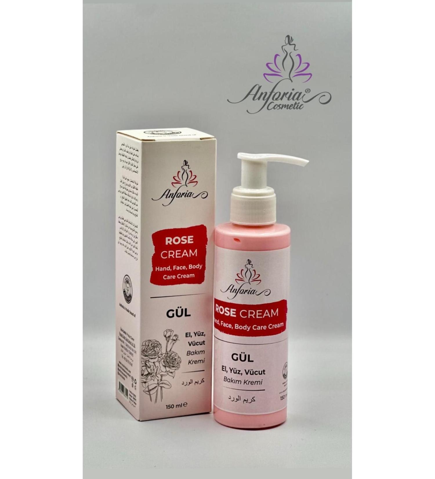 ANFORIA COSMETIC Anforia Rose Hand Body Face Care Cream