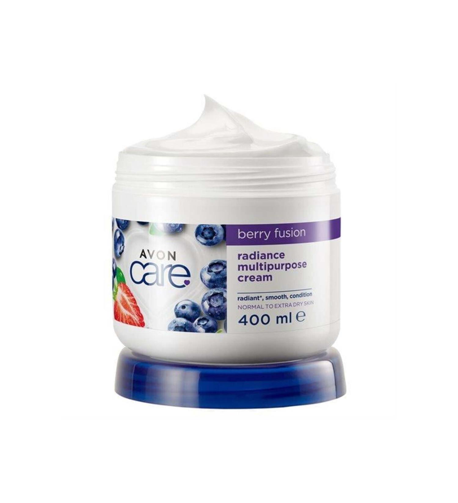 Avon Blueberry and Strawberry Essence Hand Face and Body Cream 400 ml