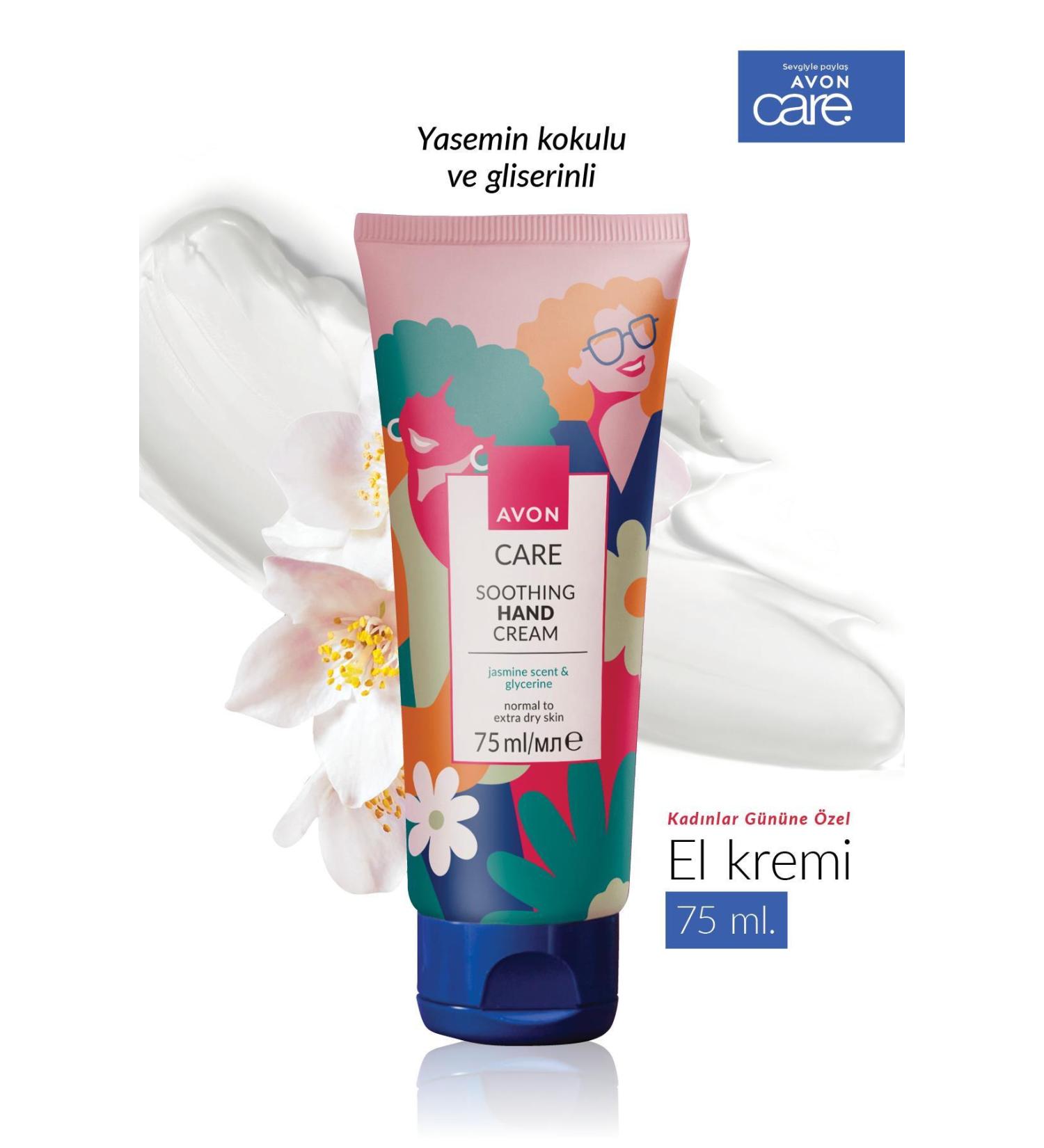 Avon Care Shimmering Jasmine Scented Hand Cream with Glycerin 75 Ml. - Buy Online on GoSupps.com