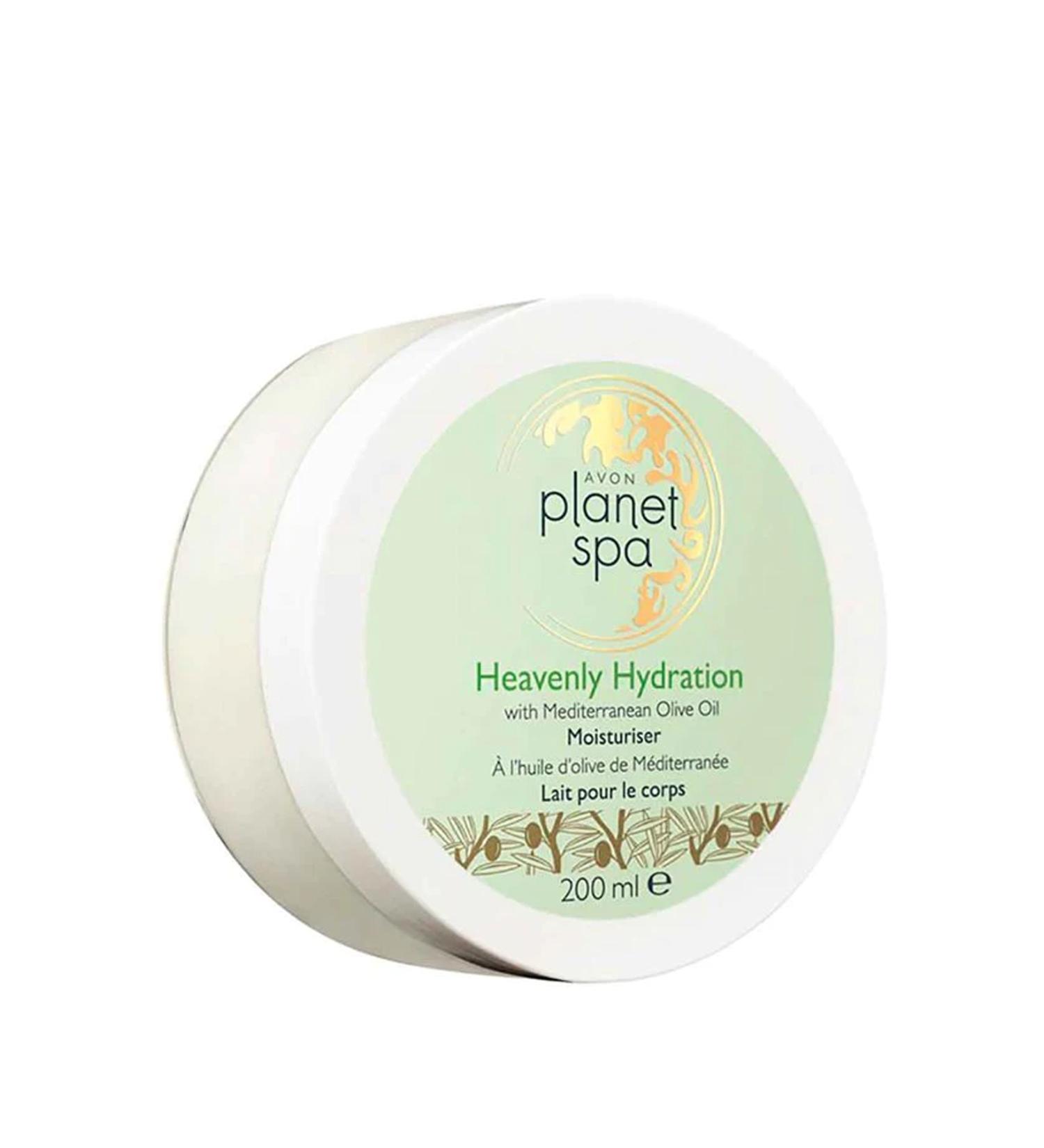 Avon Planet Spa Heavenly Hydration Mediterranean Olive Oil Essence Body Lotion 200 Ml.