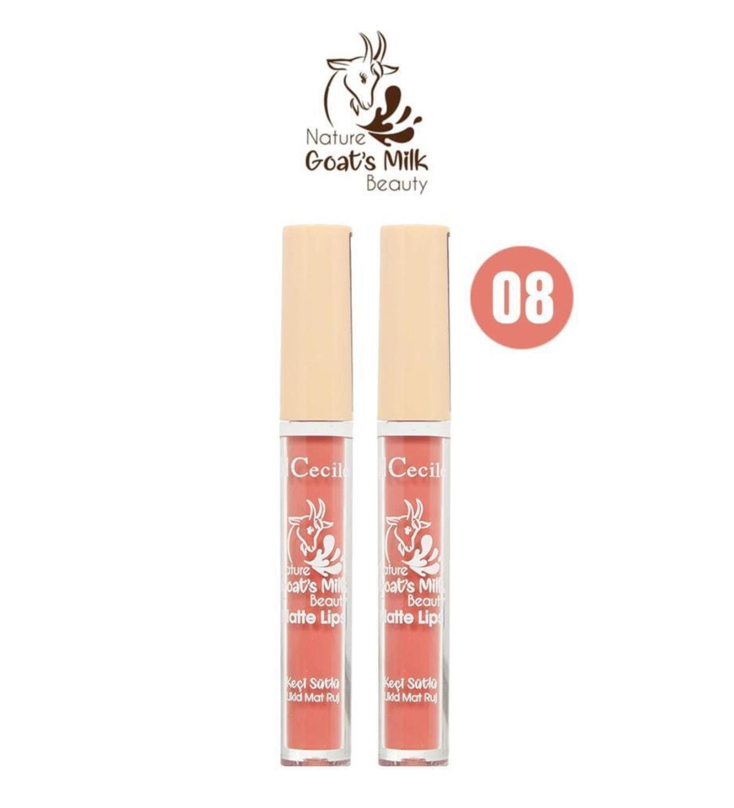 Cecile Goat Milk Matte Lips 08 X2