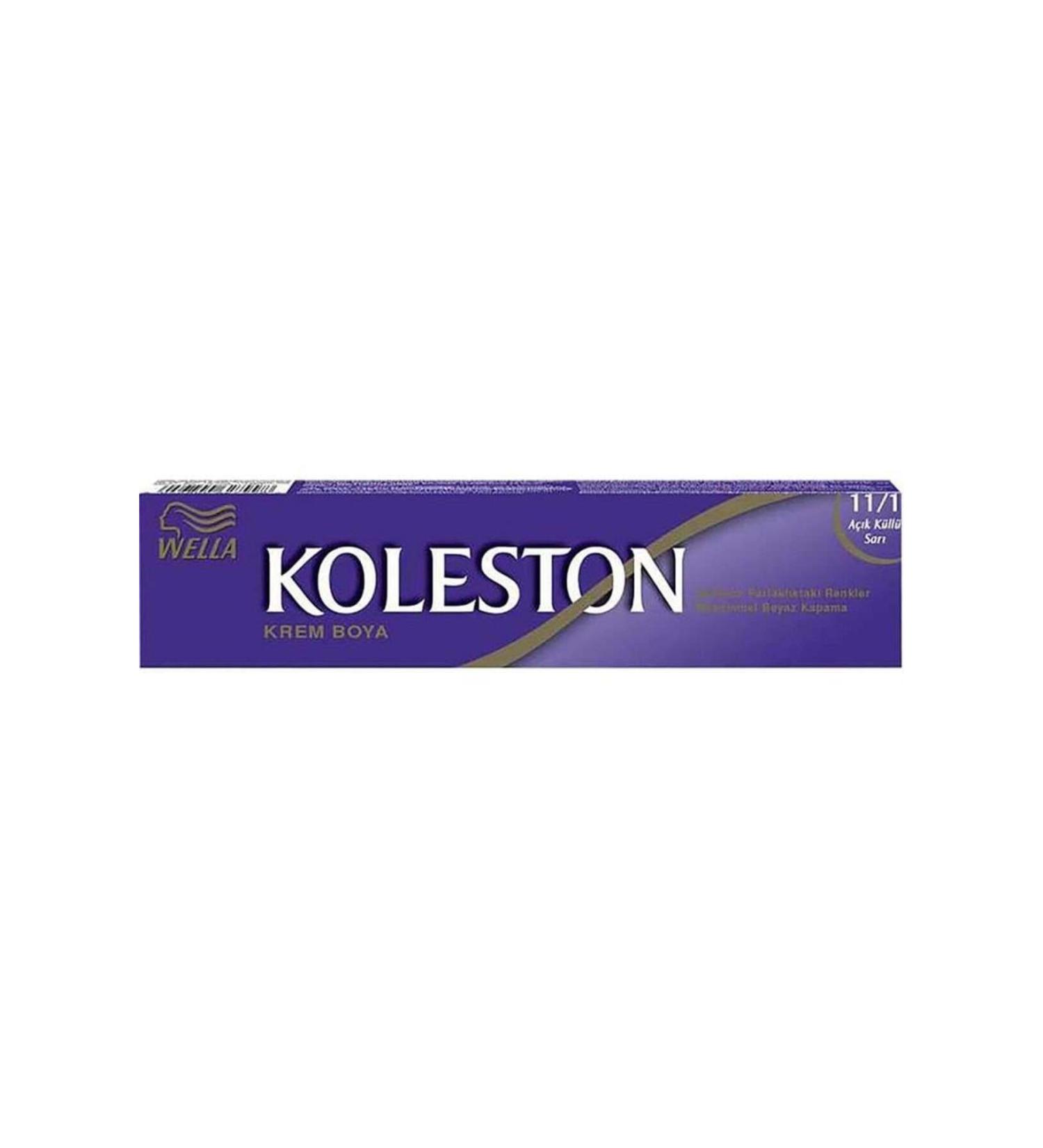 Wella Koleston Tube Dye Light Ash Blonde 11/1